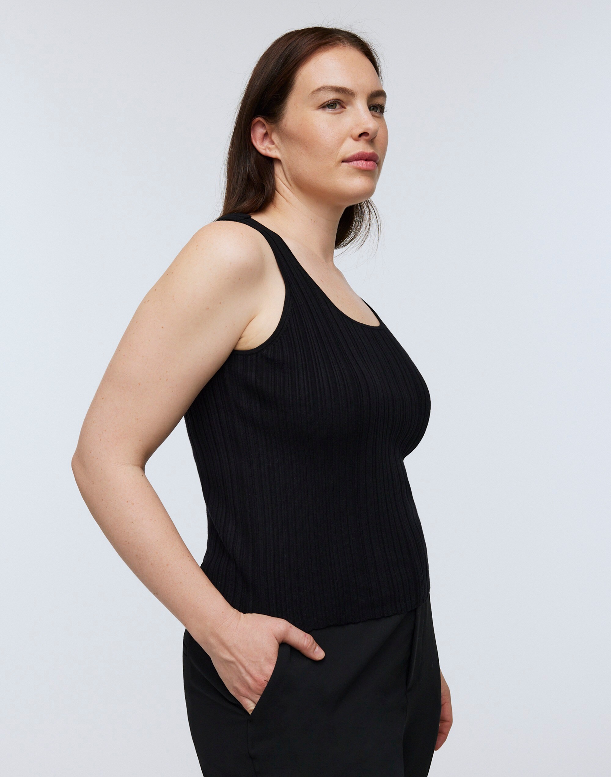 The Signature Knit Scoopneck Sweater Tank