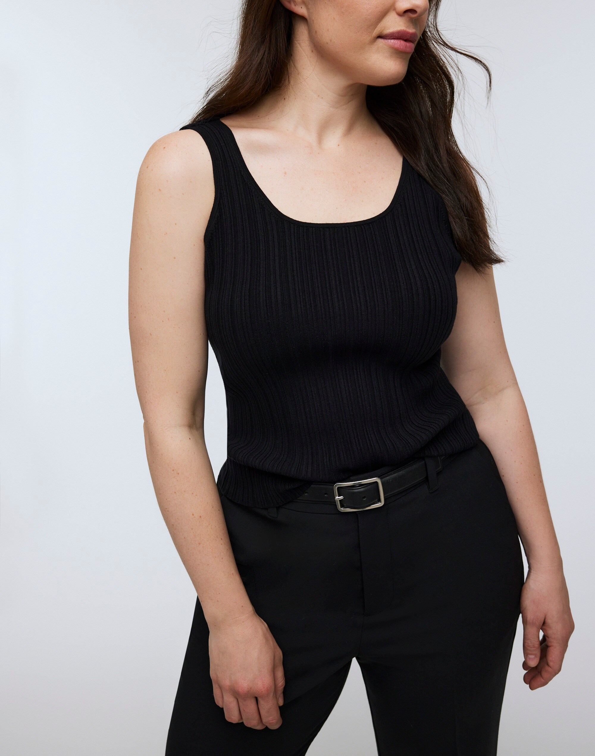 The Signature Knit Scoopneck Sweater Tank