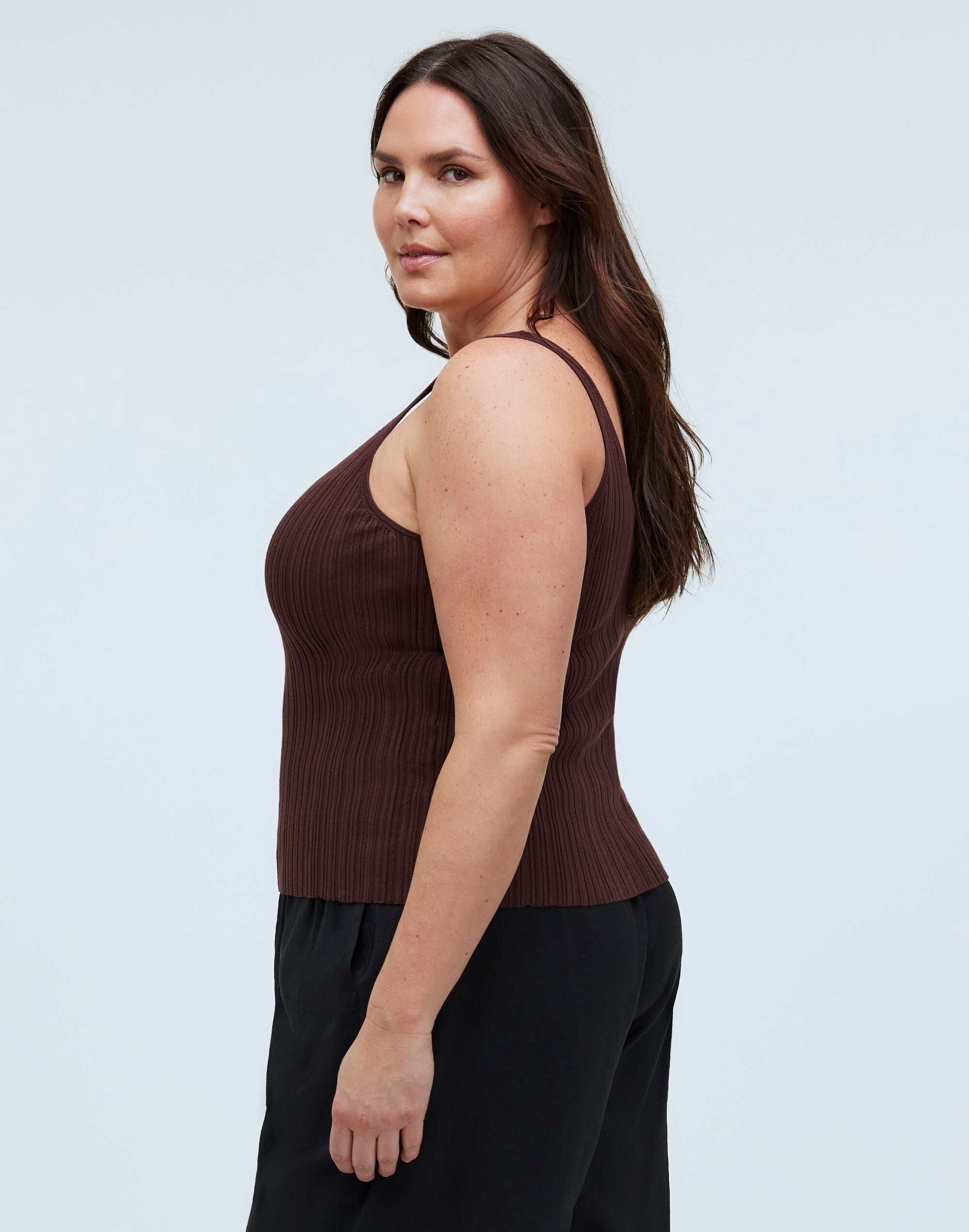 The Signature Knit Scoopneck Sweater Tank