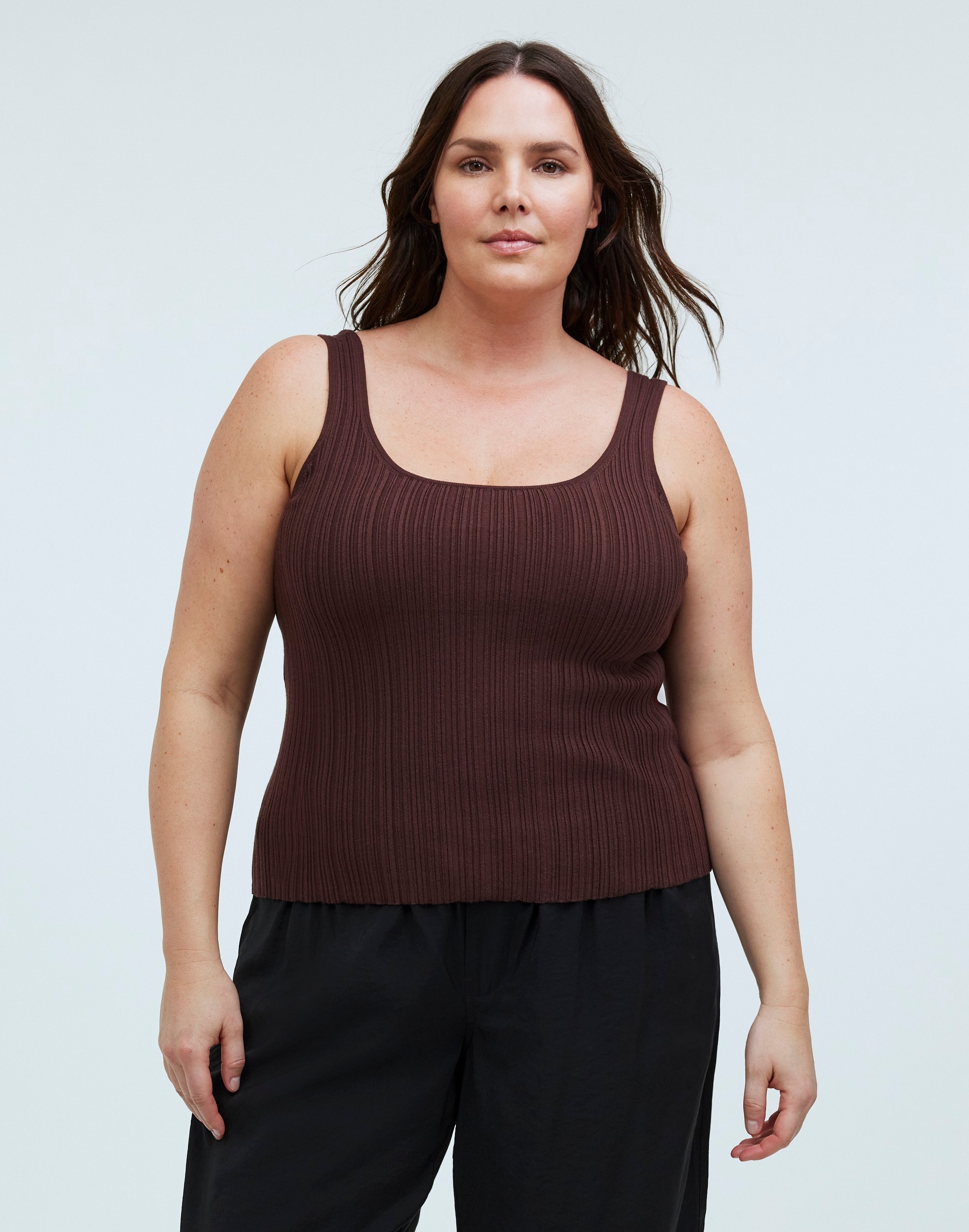 The Signature Knit Scoopneck Sweater Tank