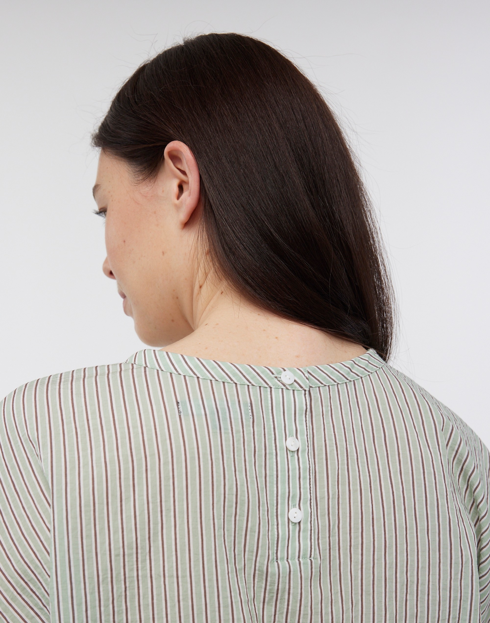 Dolman Crop Top in Stripe