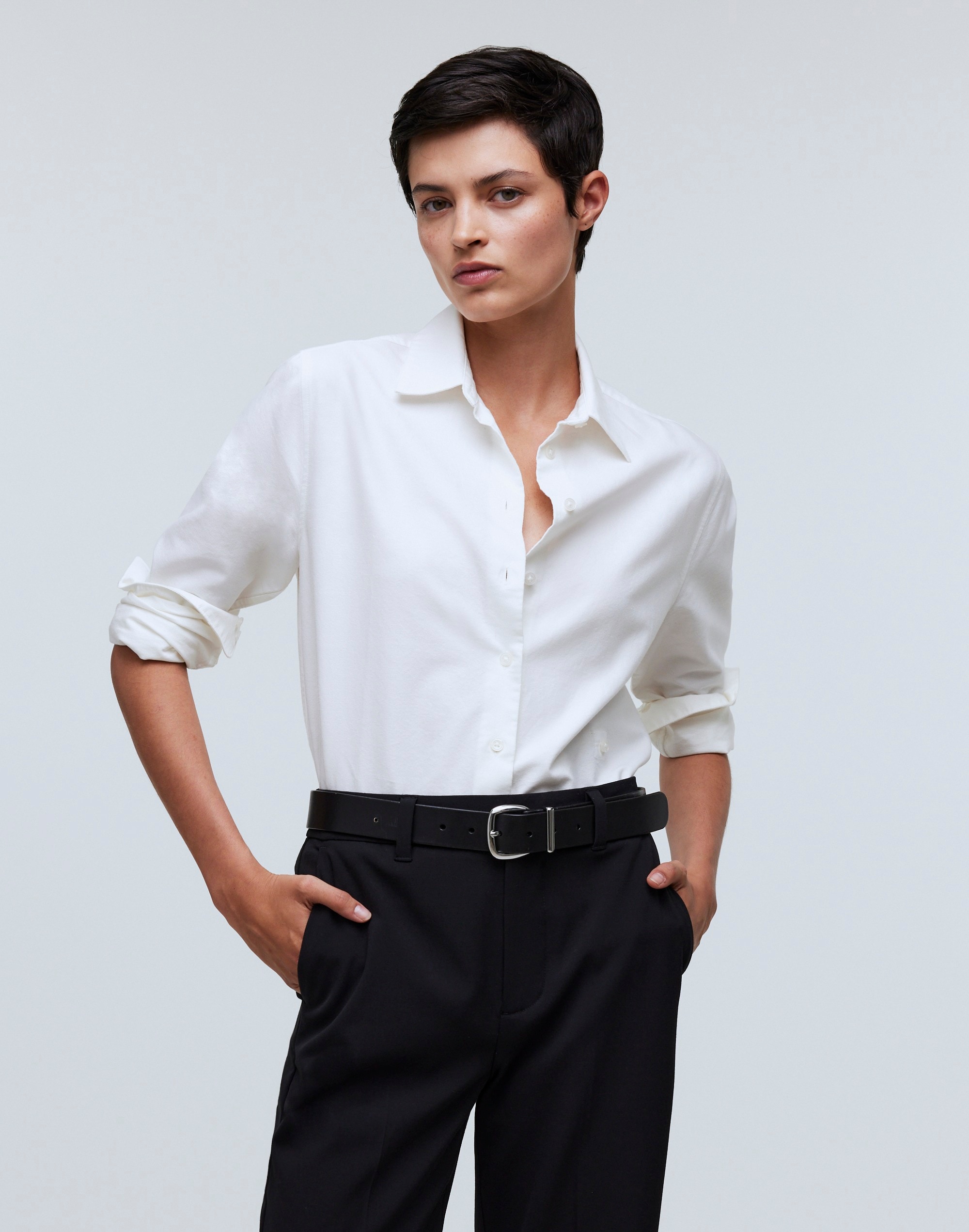 With-a-Twist Shirt in Oxford