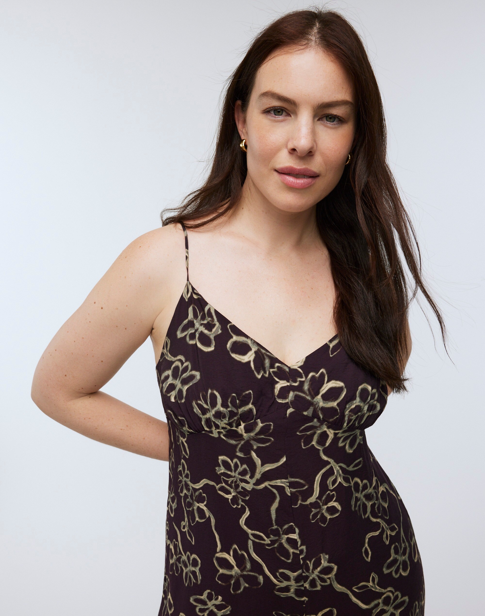 Wide-Leg Jumpsuit in Floral