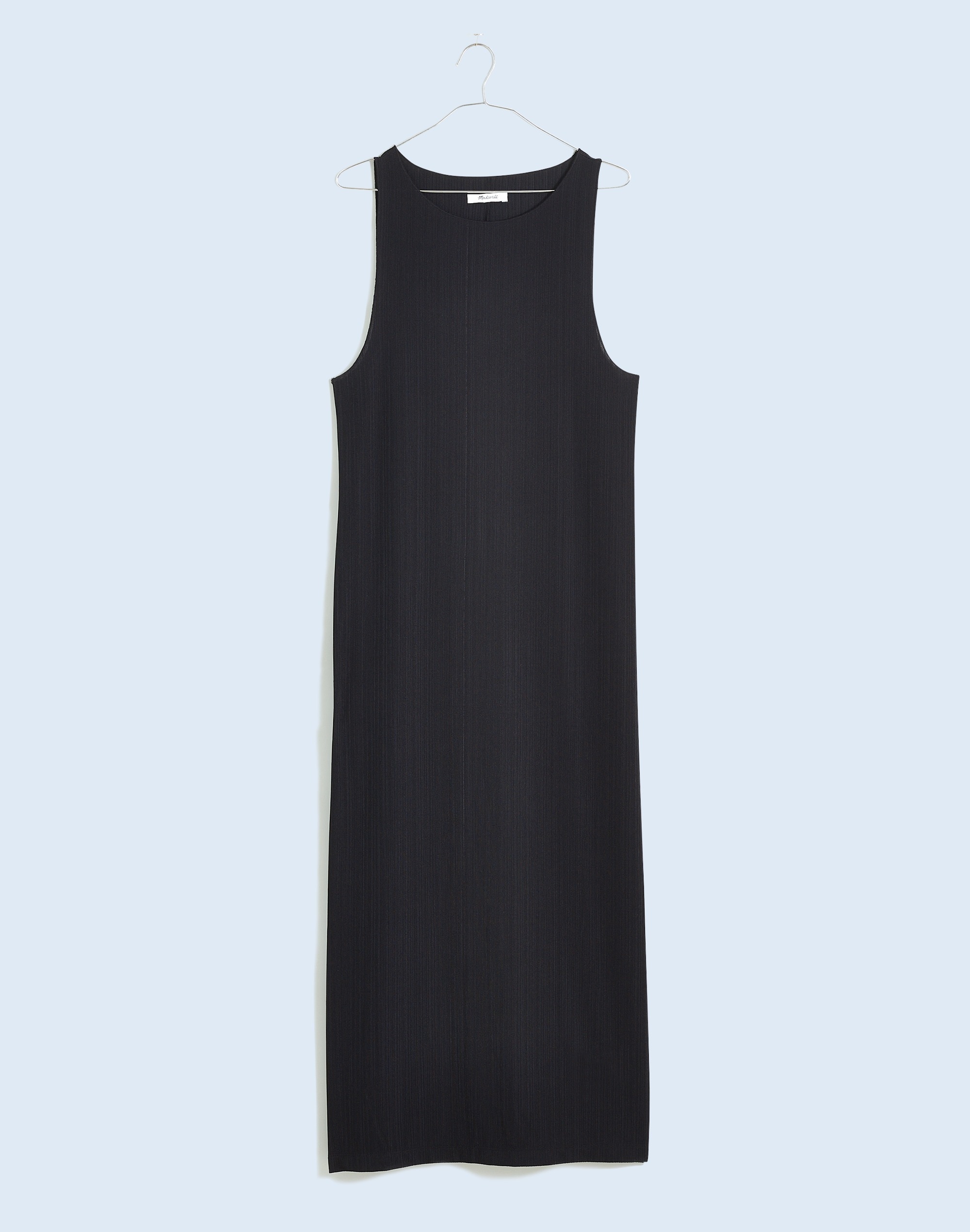 Rib-Knit Sleeveless Maxi Dress