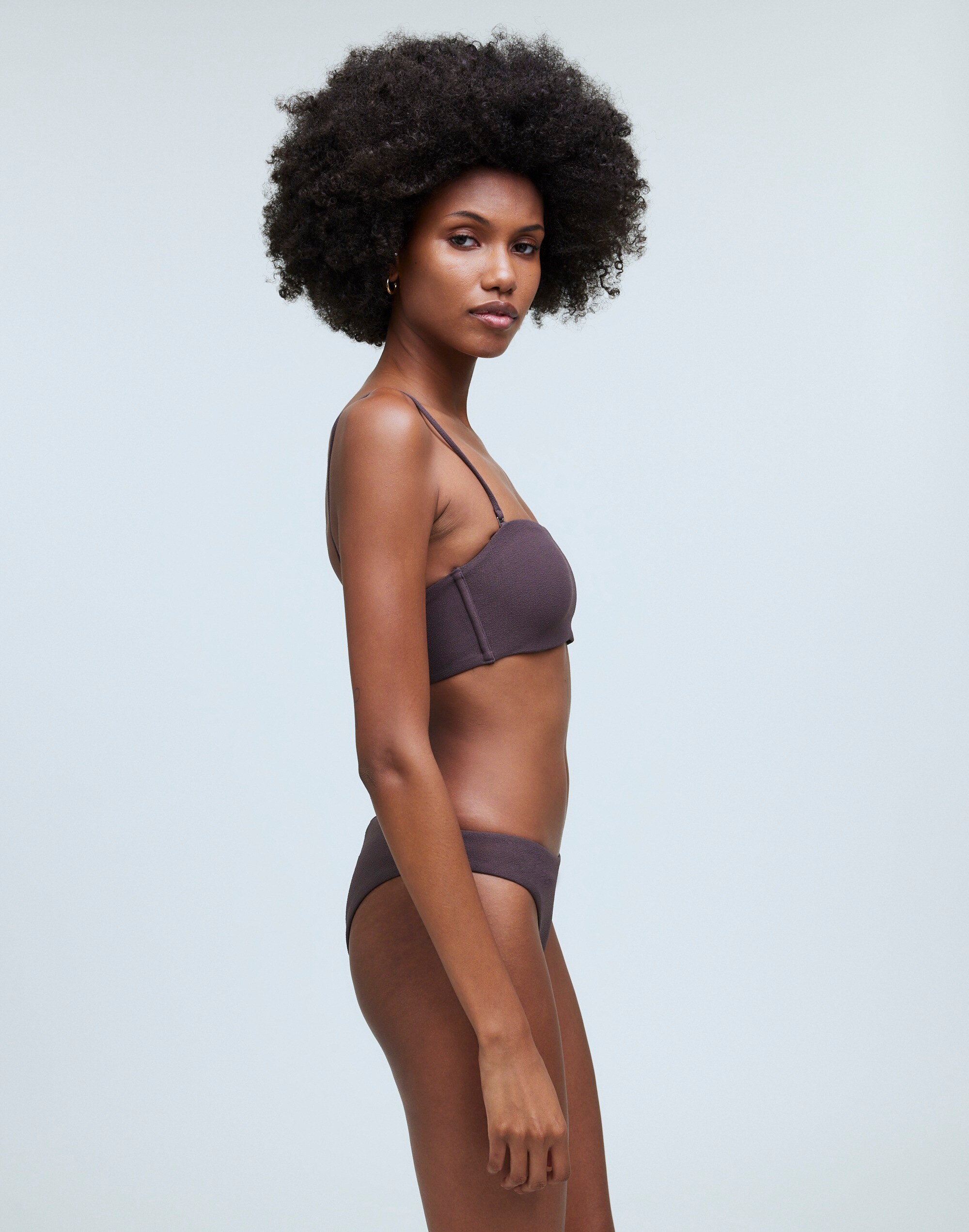 Spaghetti-Strap Bandeau Bikini Top