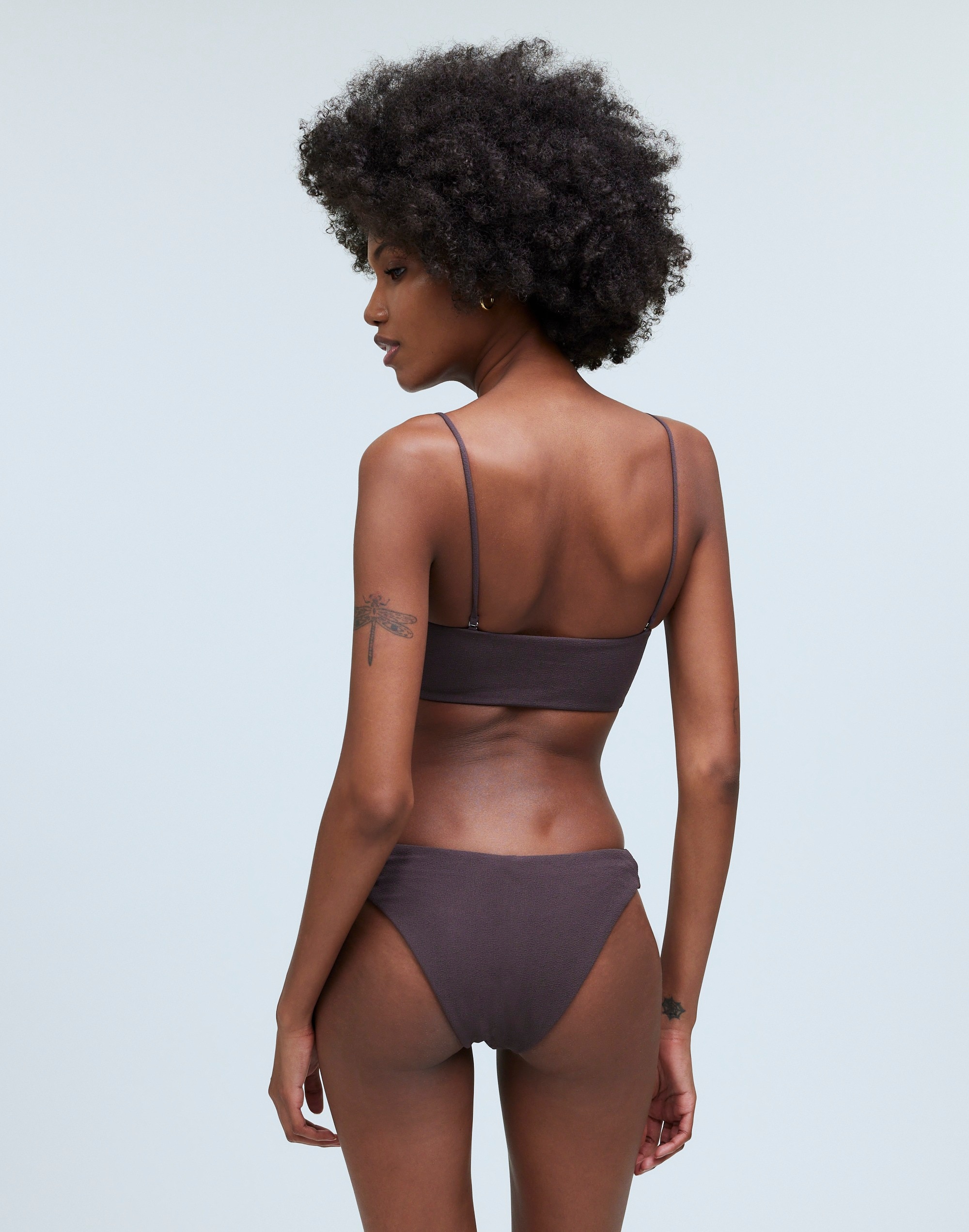 Spaghetti-Strap Bandeau Bikini Top