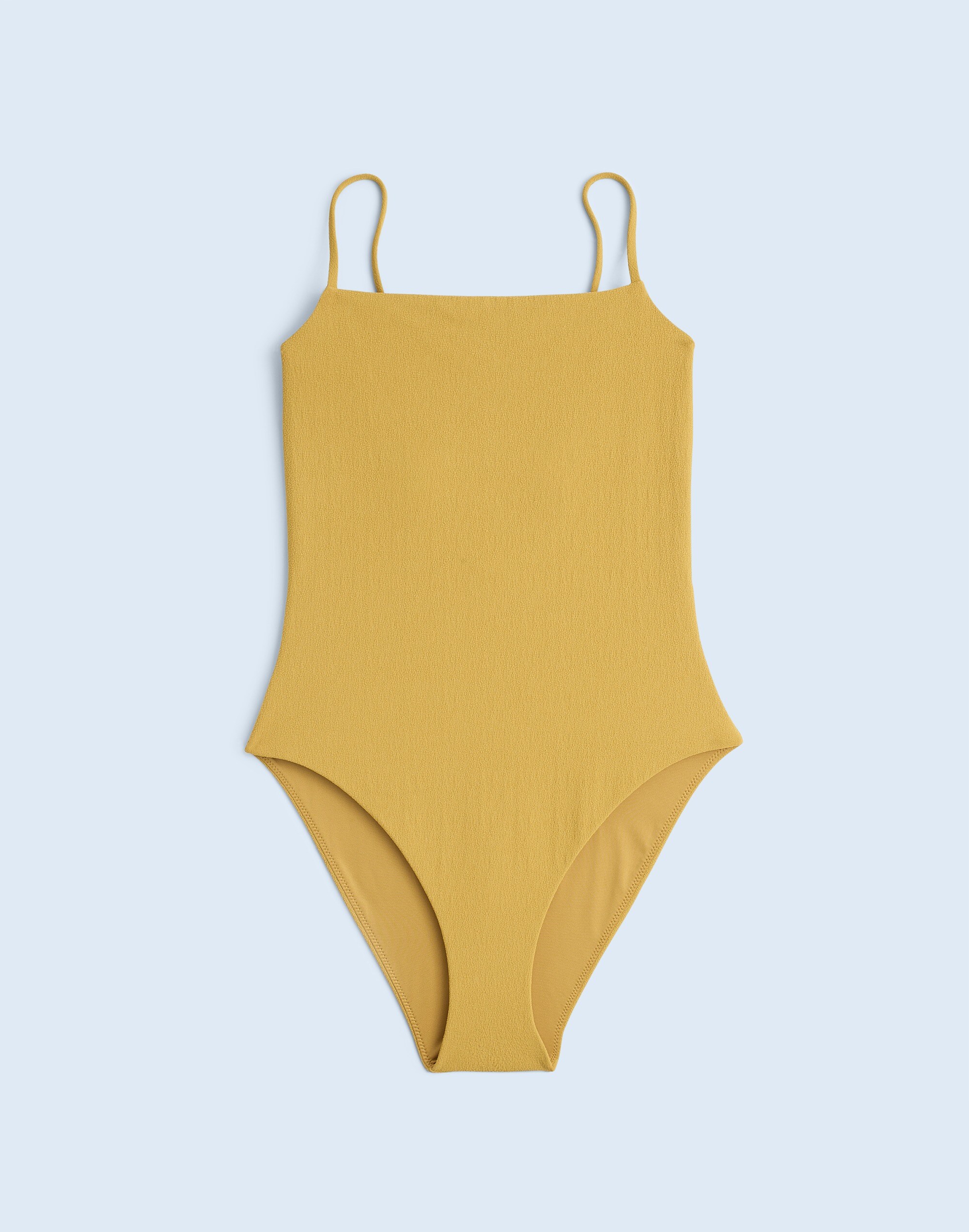 Square-Neck One-Piece Swimsuit