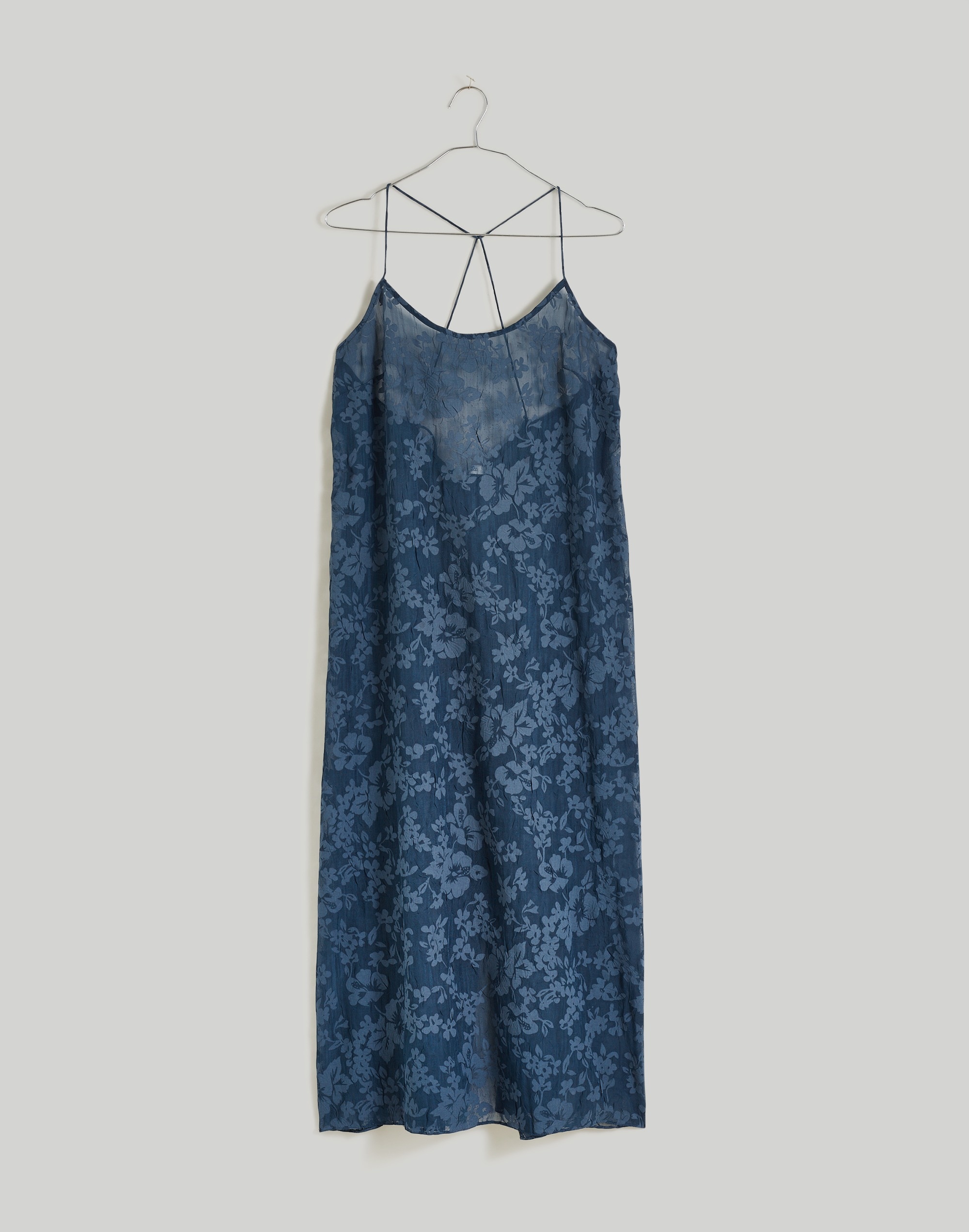 Floral Halter Cover-Up Midi Dress