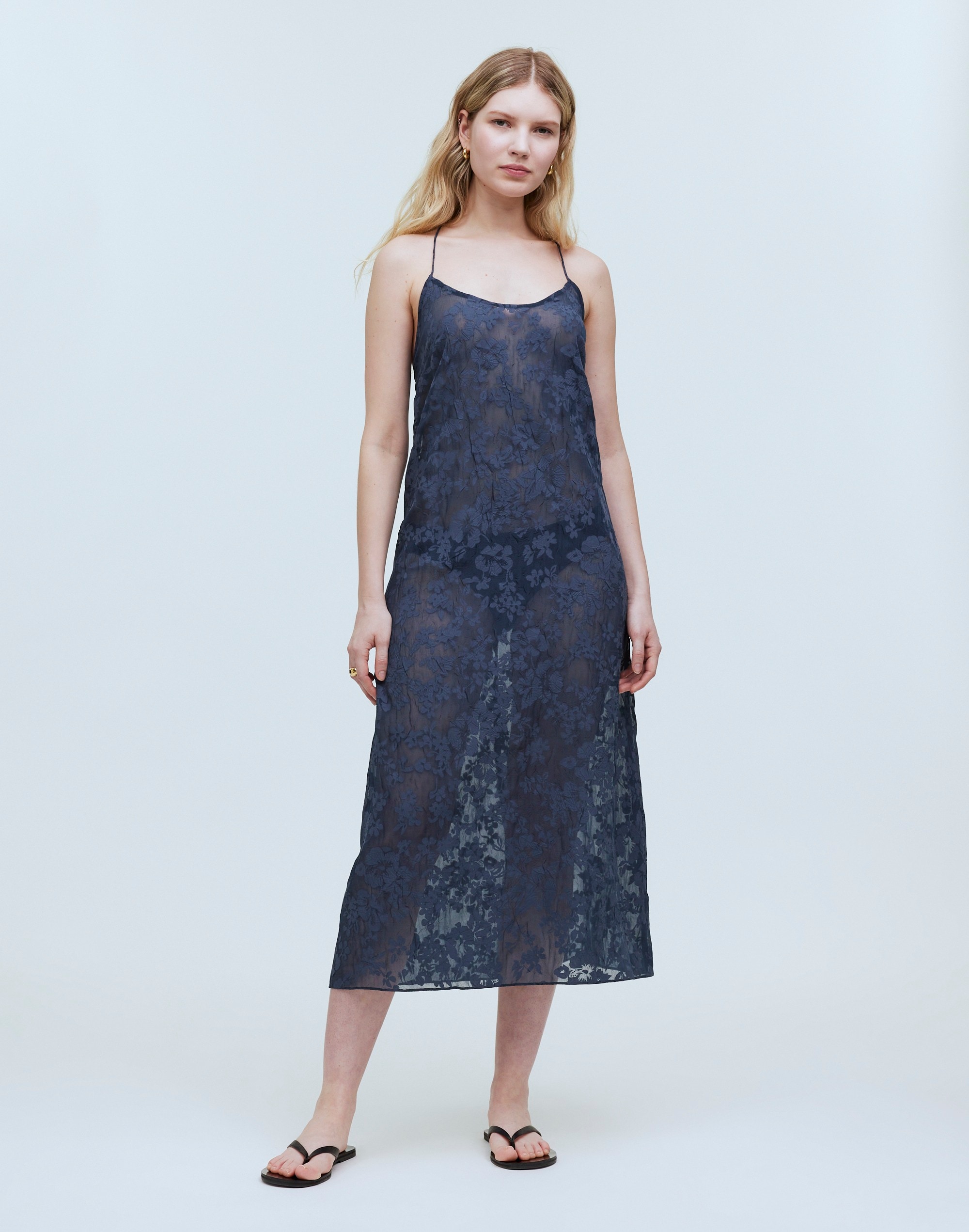 floral halter cover-up midi dress