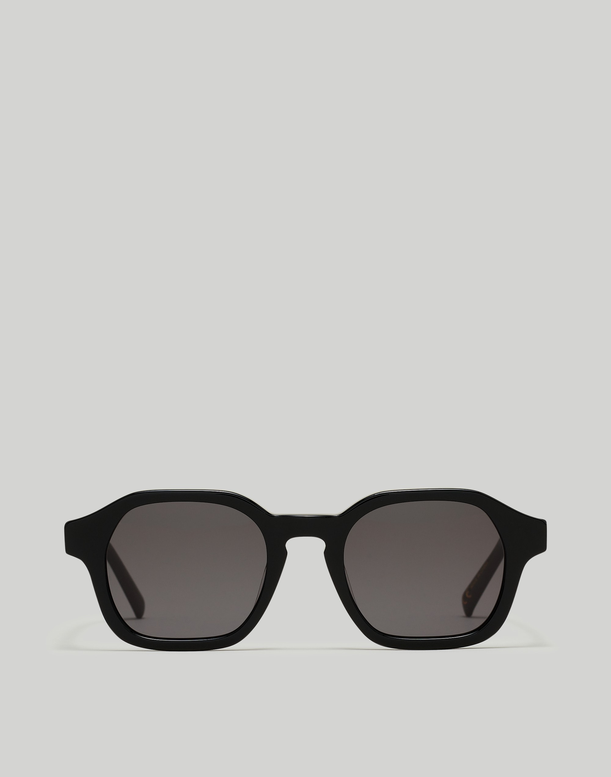 Mw Graphton Acetate Sunglasses In True Black