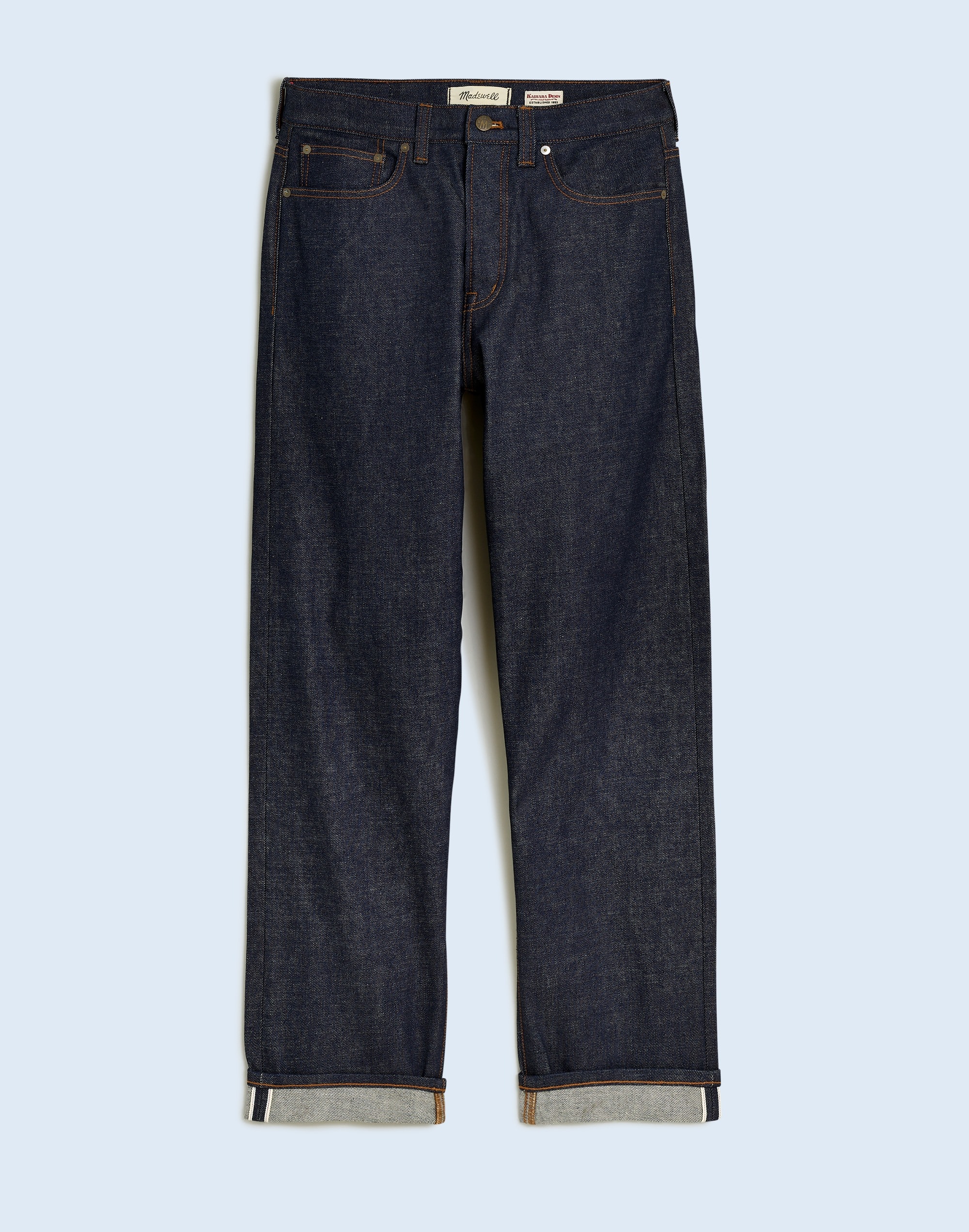 Vintage Relaxed Straight Jeans Raw Selvedge