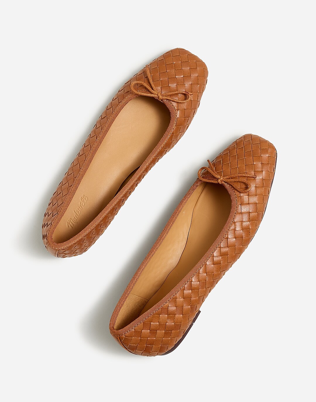 The Anelise Ballet Flat in Woven Leather