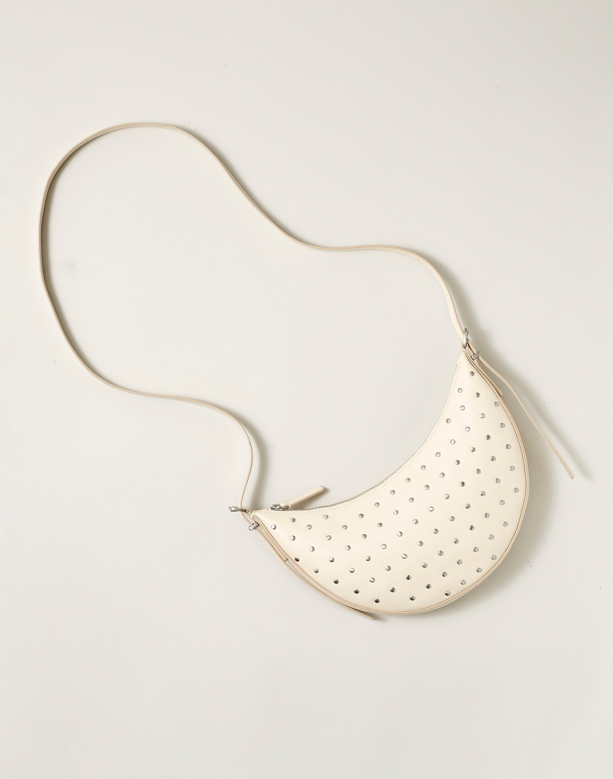 The Essential Convertible Top Handle Crossbody Mini Bag in Studded Leather