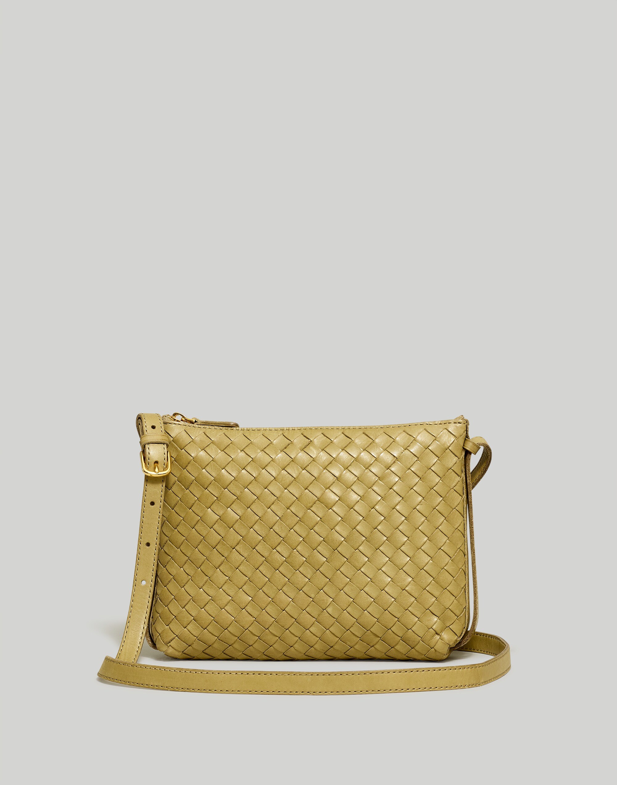 Crossbody Bag in Handwoven Leather