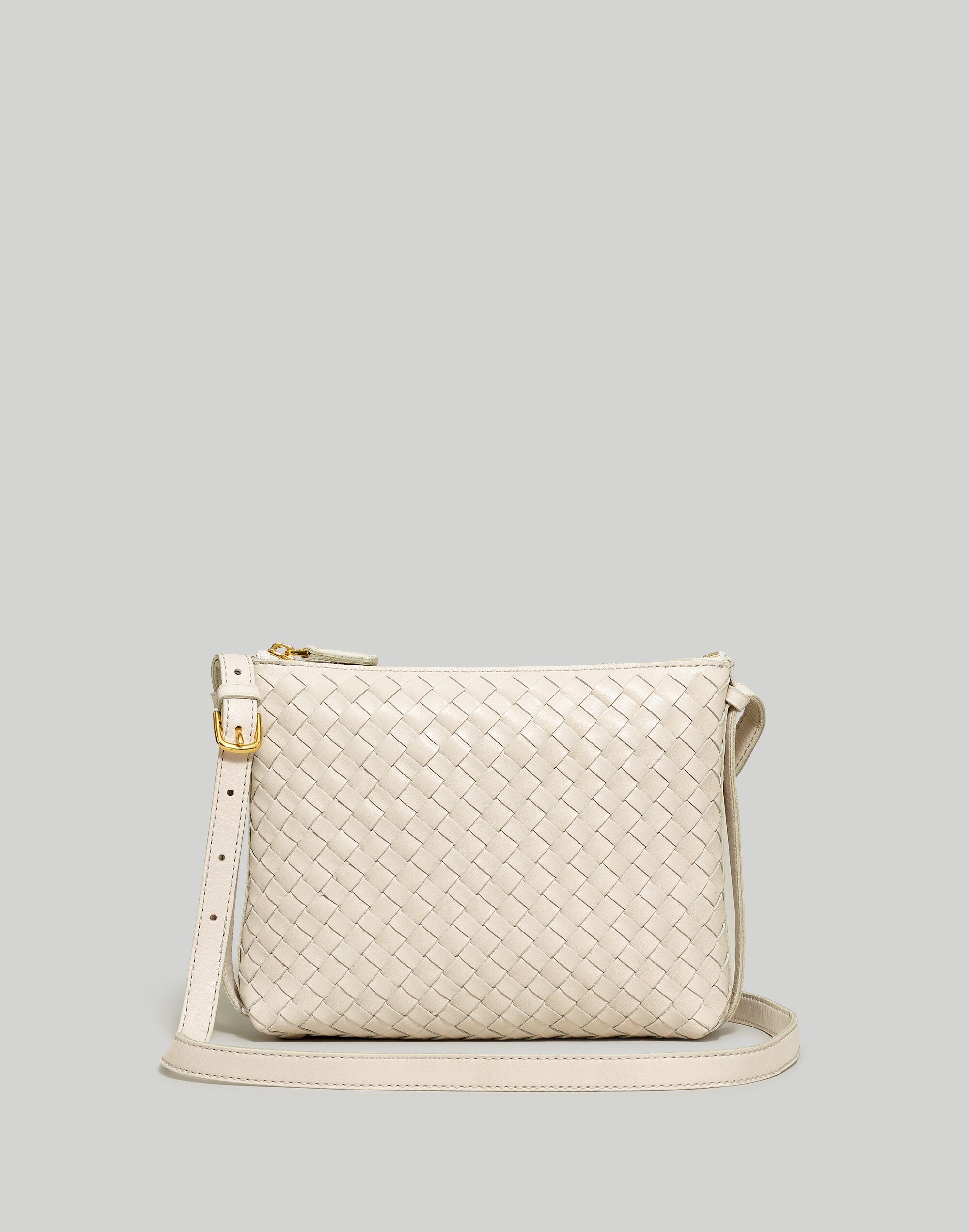 Crossbody Bag in Handwoven Leather