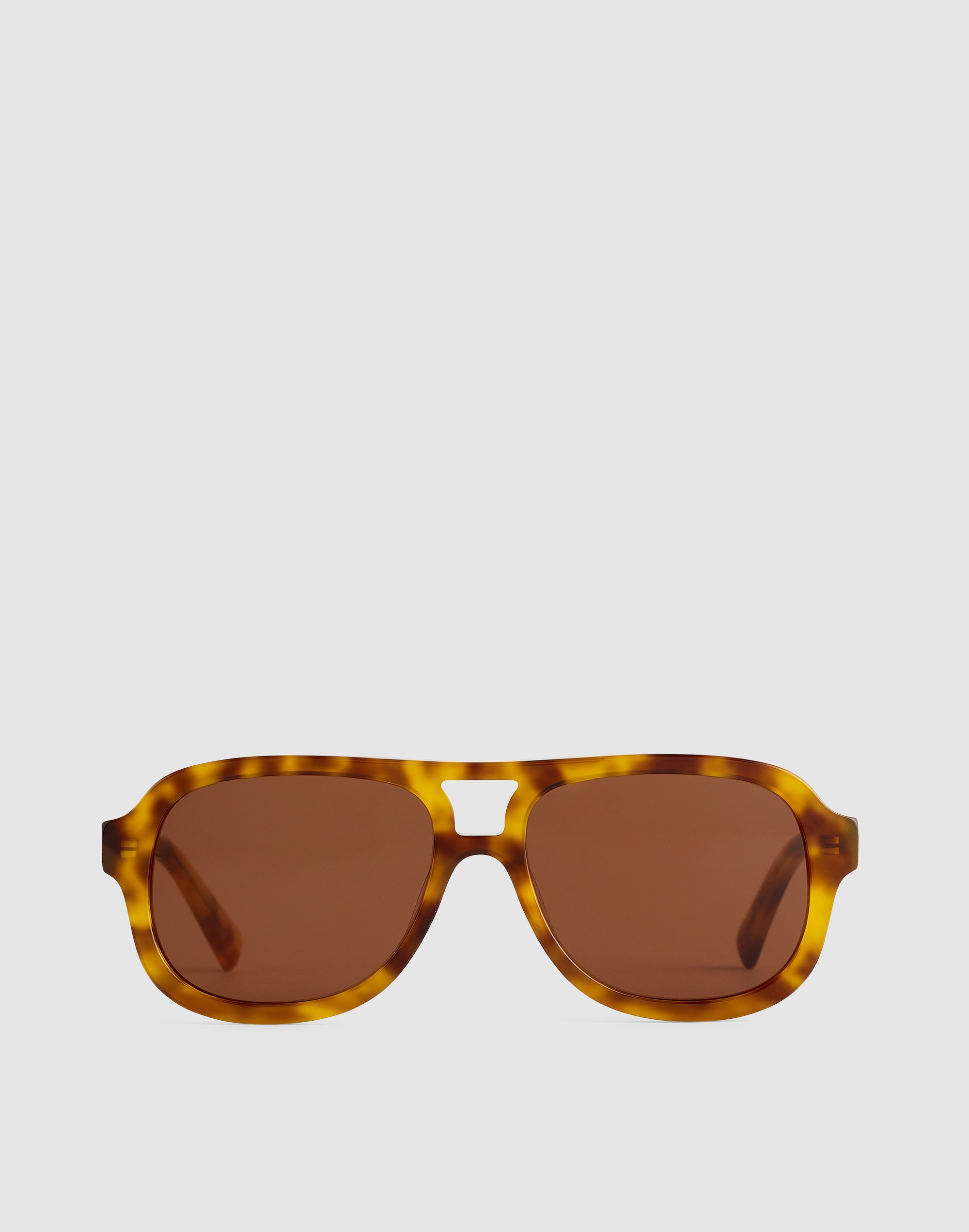 Madewell Logaan Aviator Sunglasses In Brown