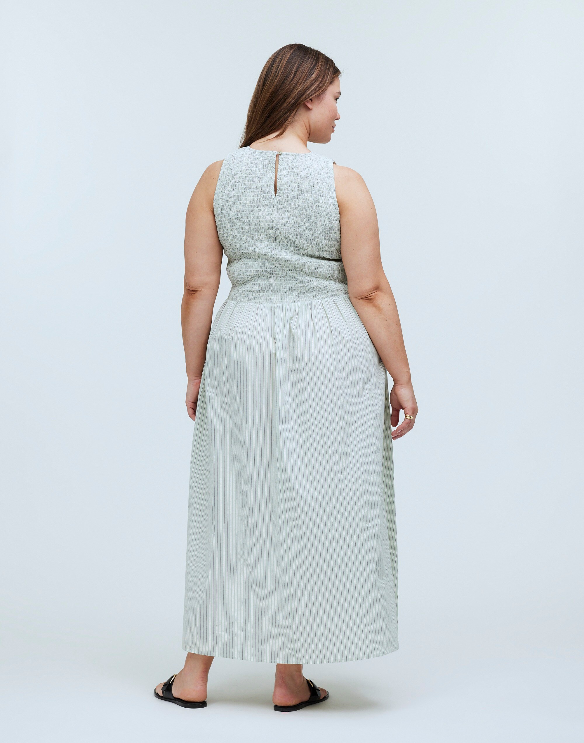 The Plus Melody Smocked Midi Dress