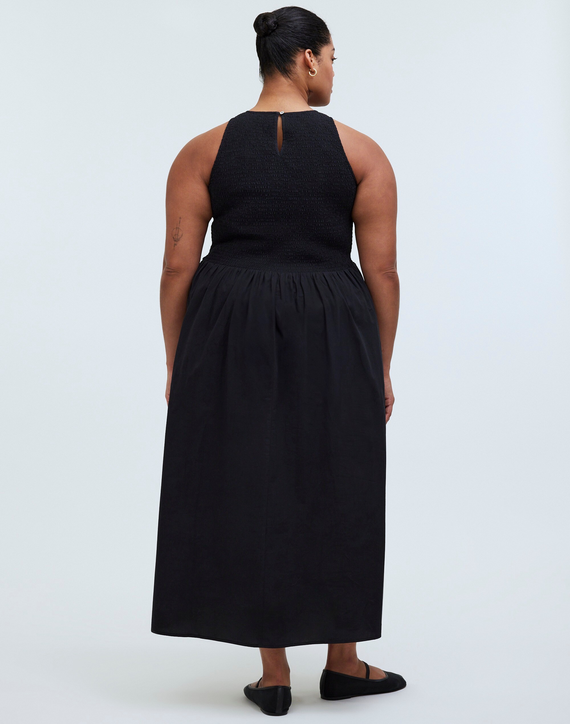 The Plus Melody Smocked Midi Dress