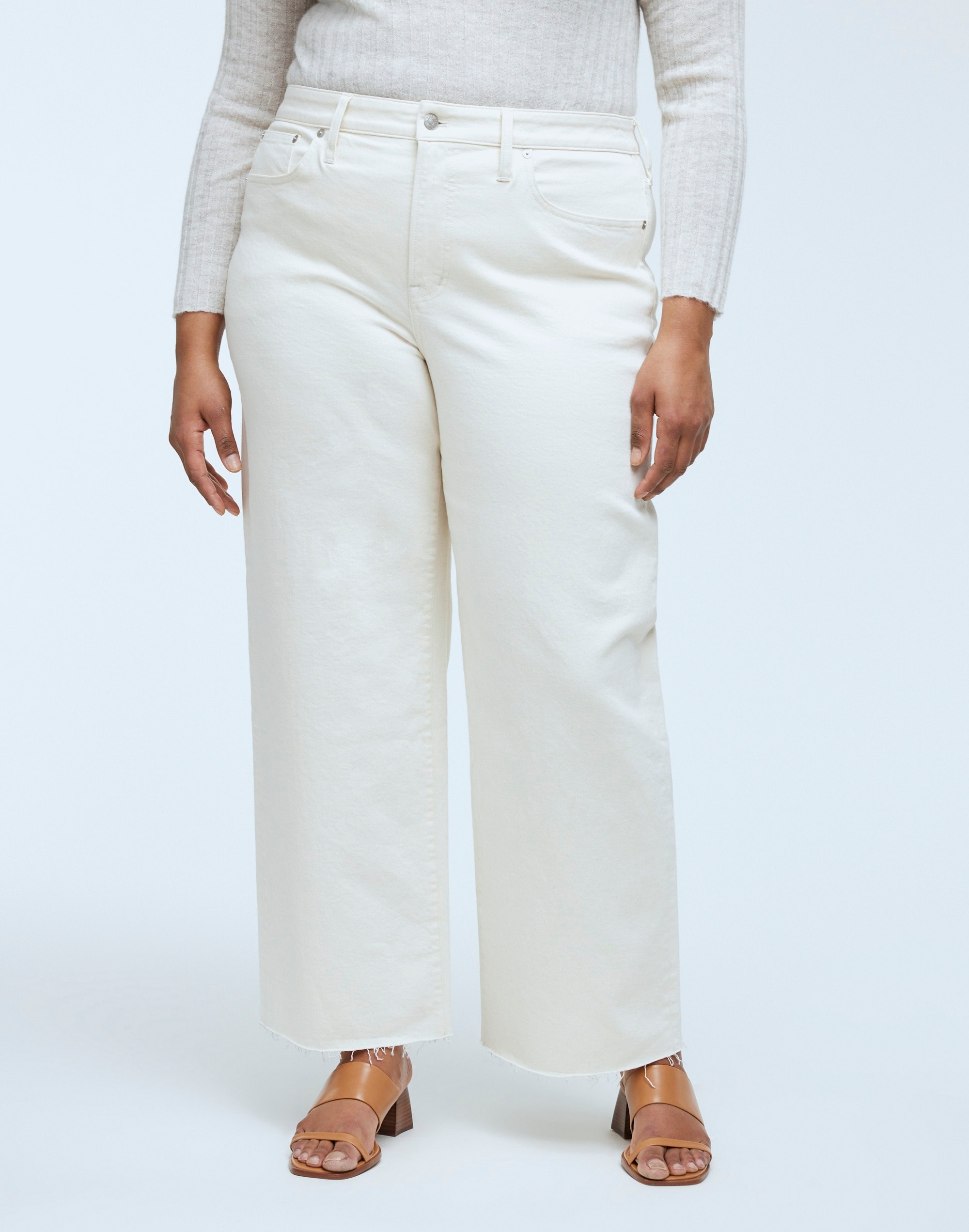 The Plus Perfect Vintage Wide-Leg Crop Jean