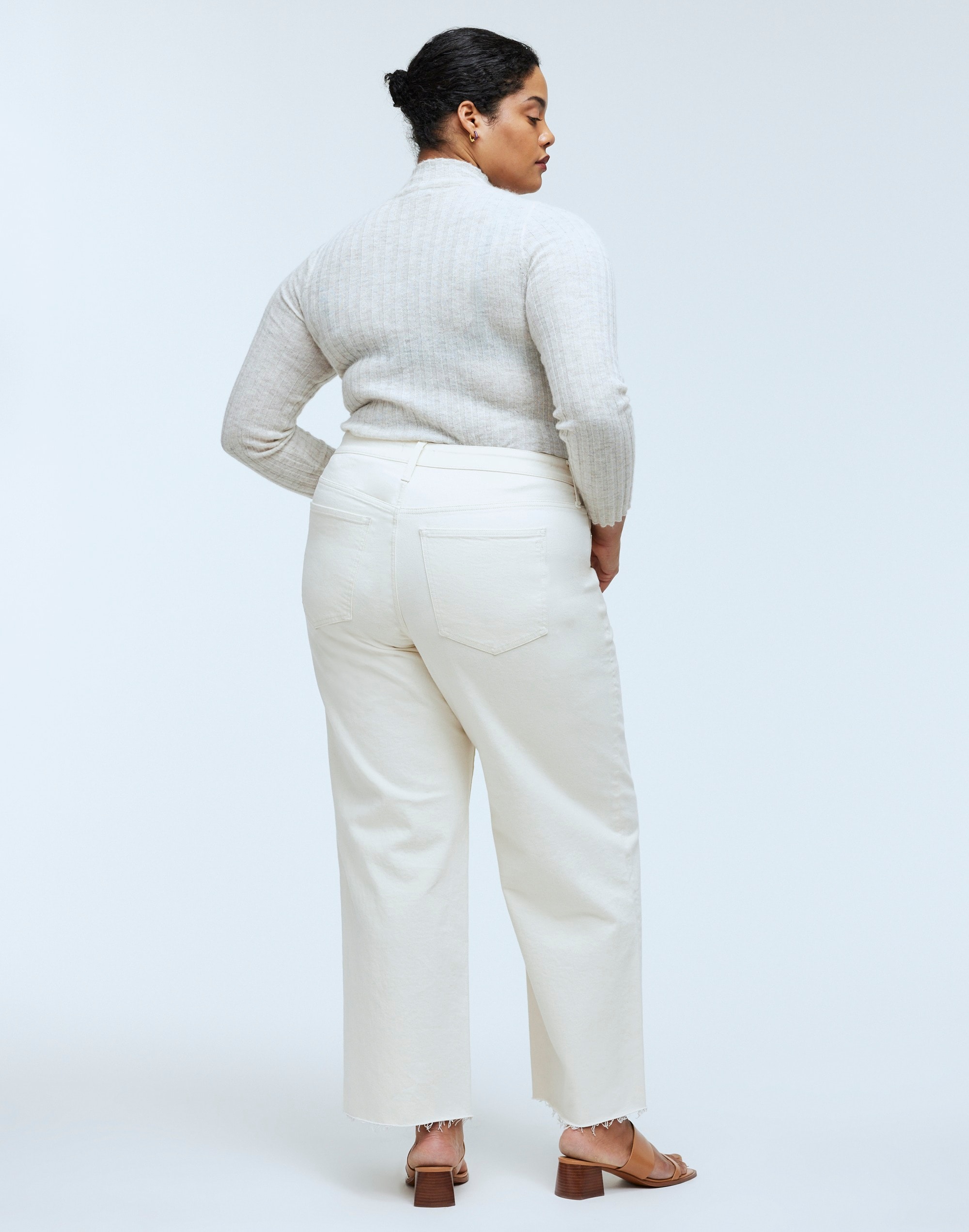 The Plus Perfect Vintage Wide-Leg Crop Jean