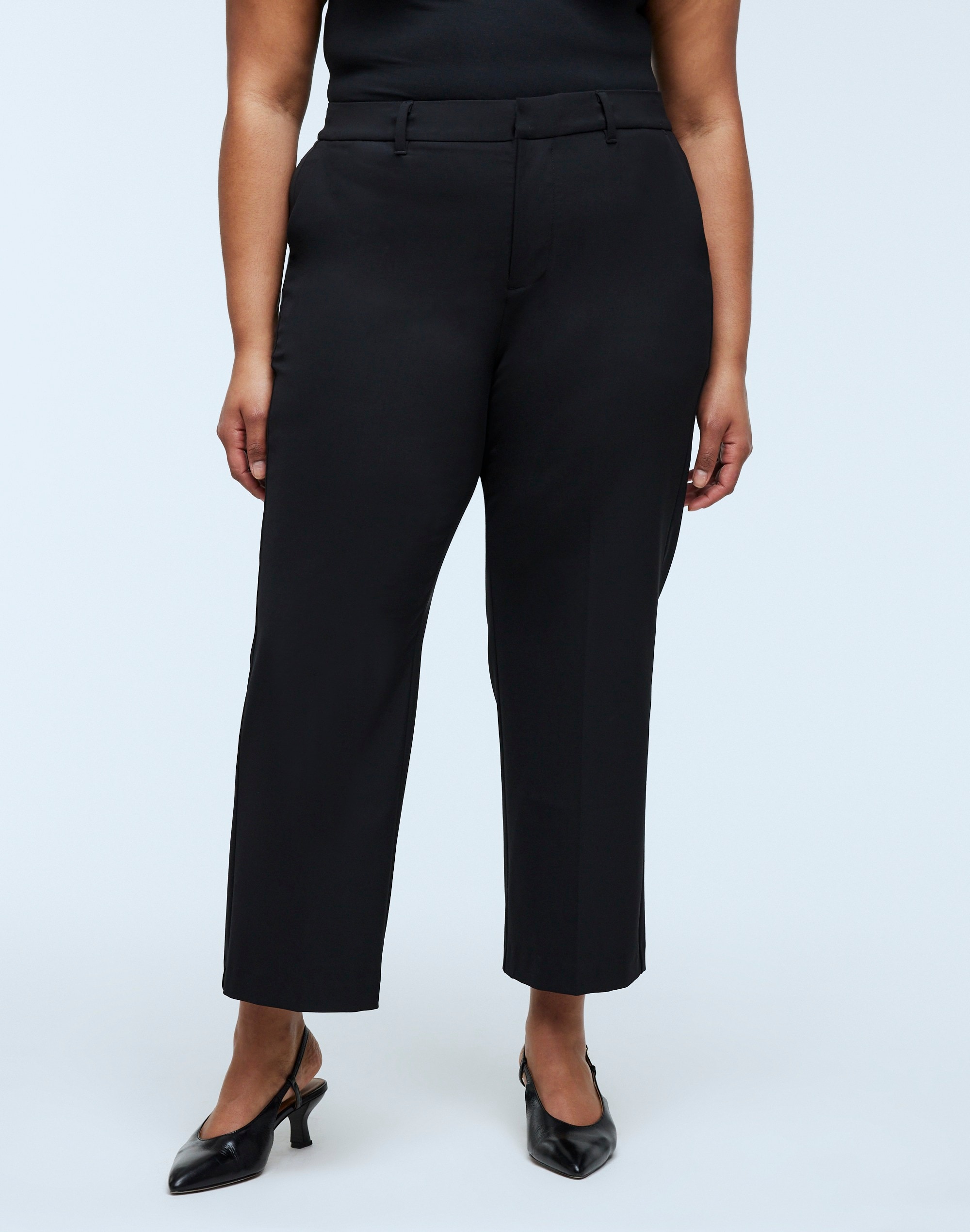 Plus Flare Ankle Pants