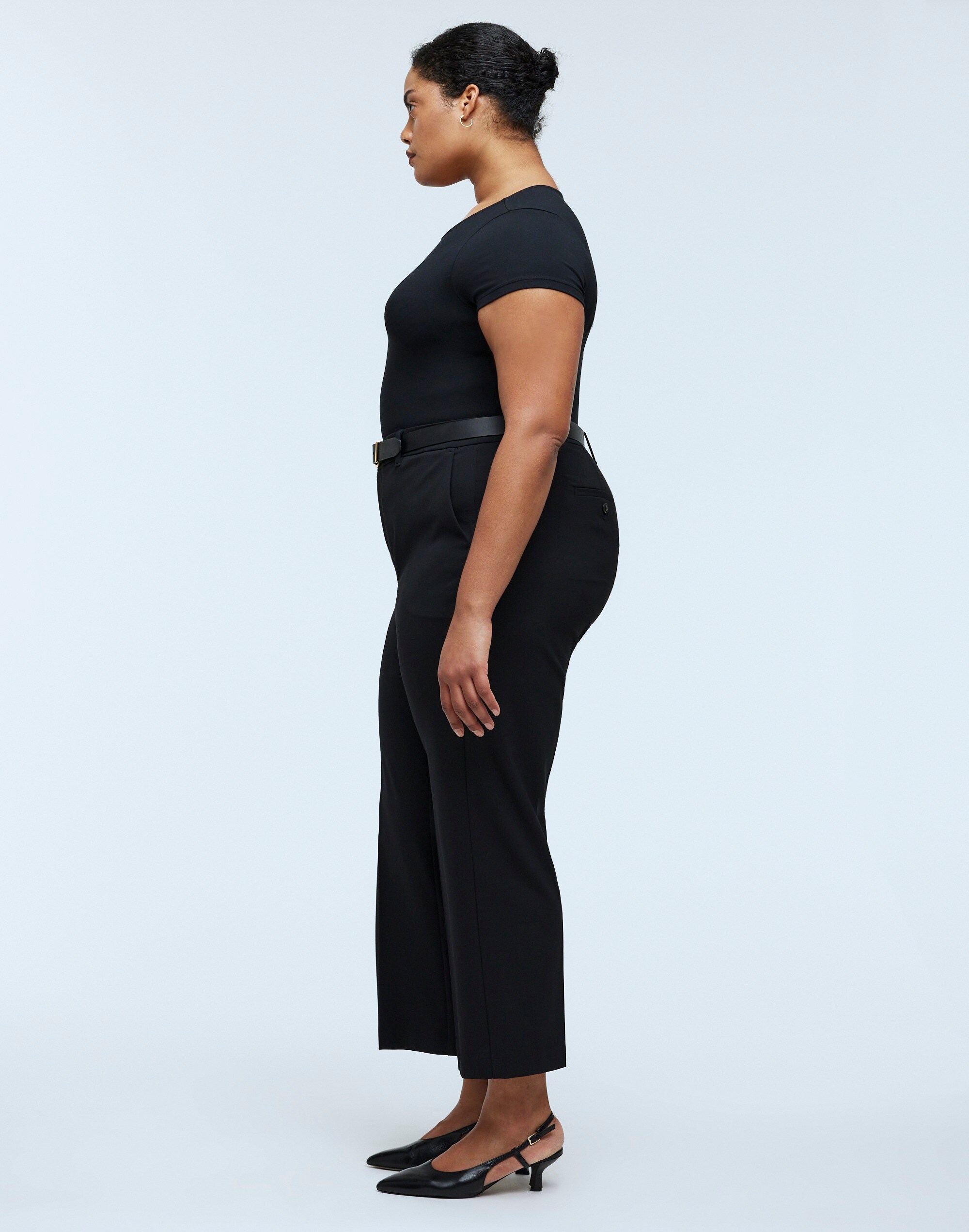 Plus Flare Ankle Pants