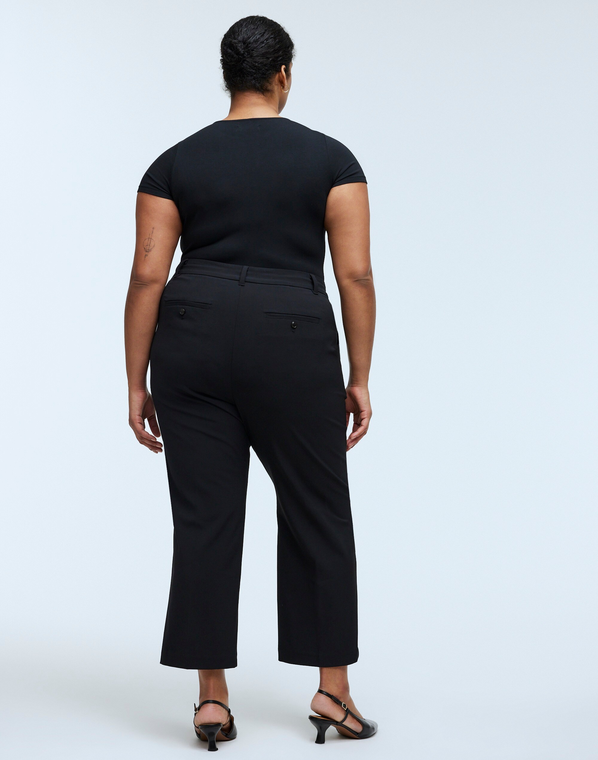 Plus Flare Ankle Pants