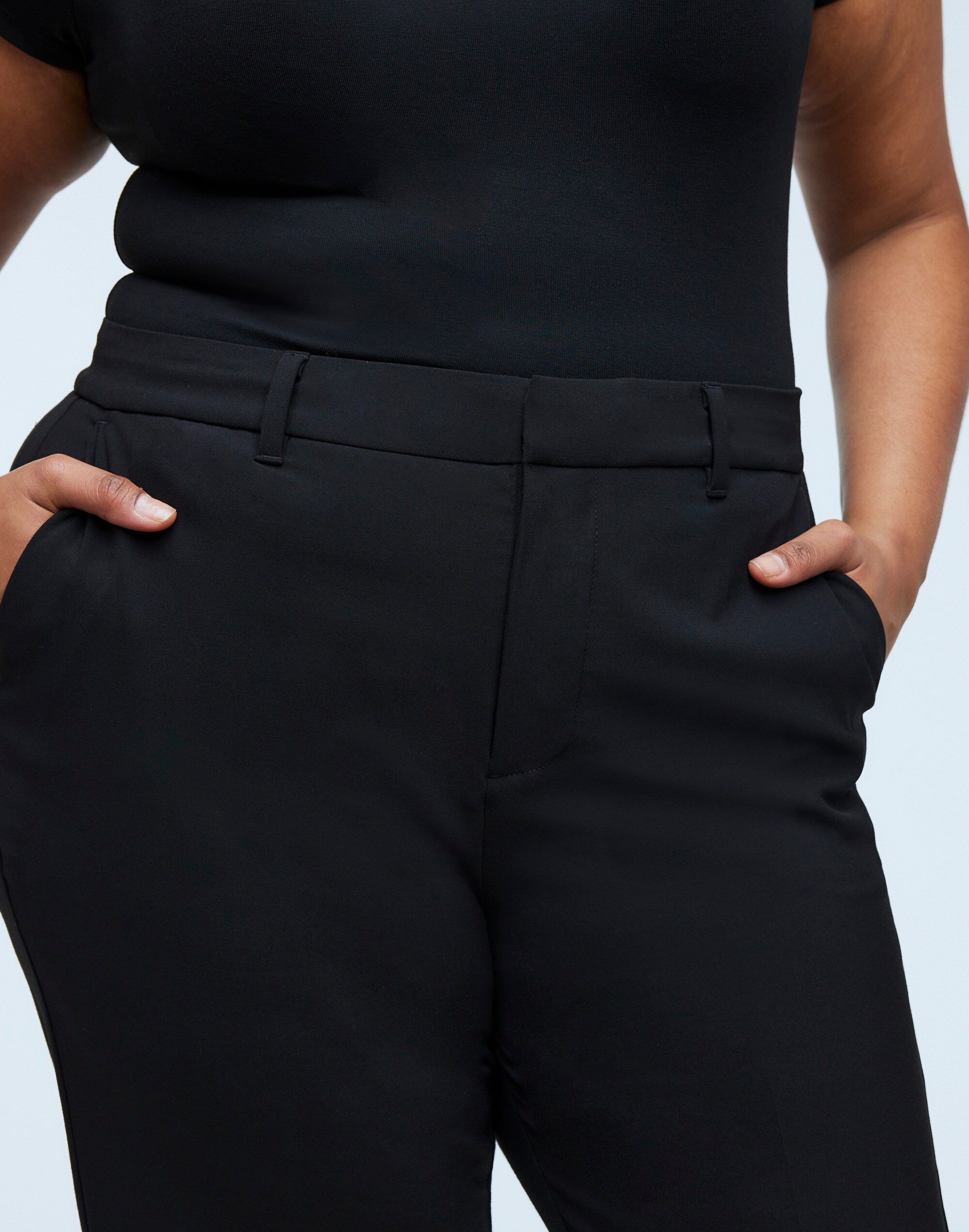 Plus Flare Ankle Pants