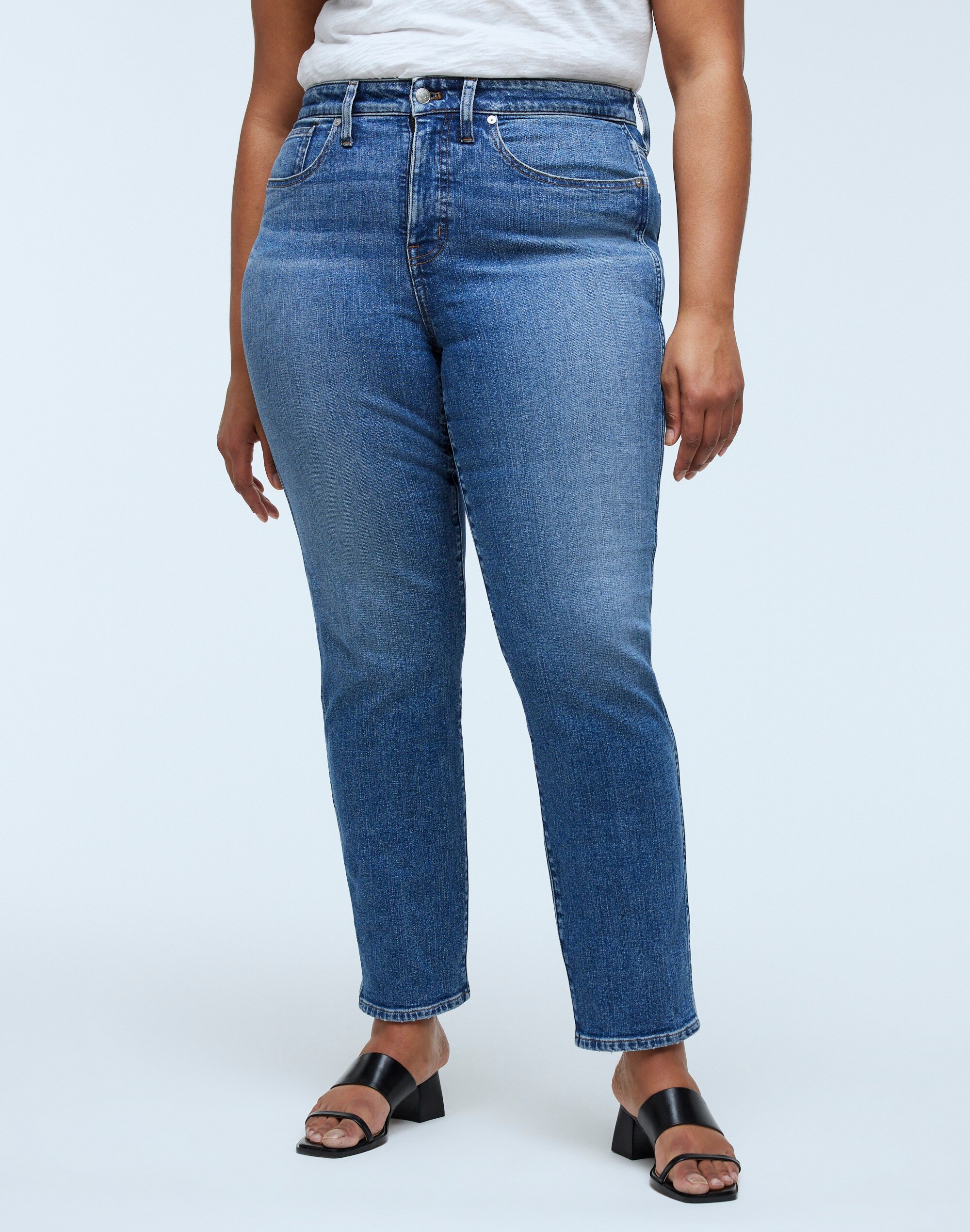 The Plus Curvy Stovepipe Jeans