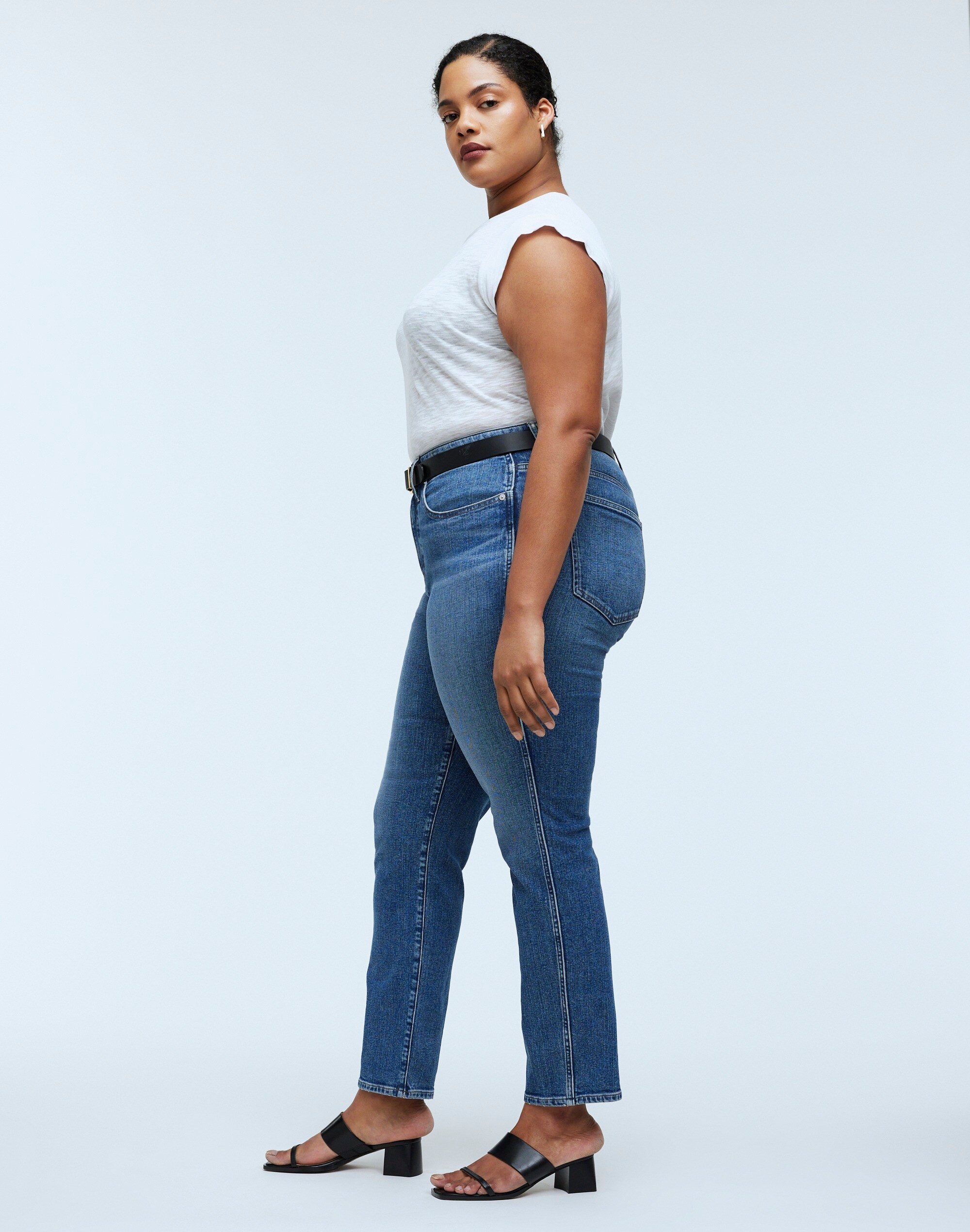 The Plus Curvy Stovepipe Jeans