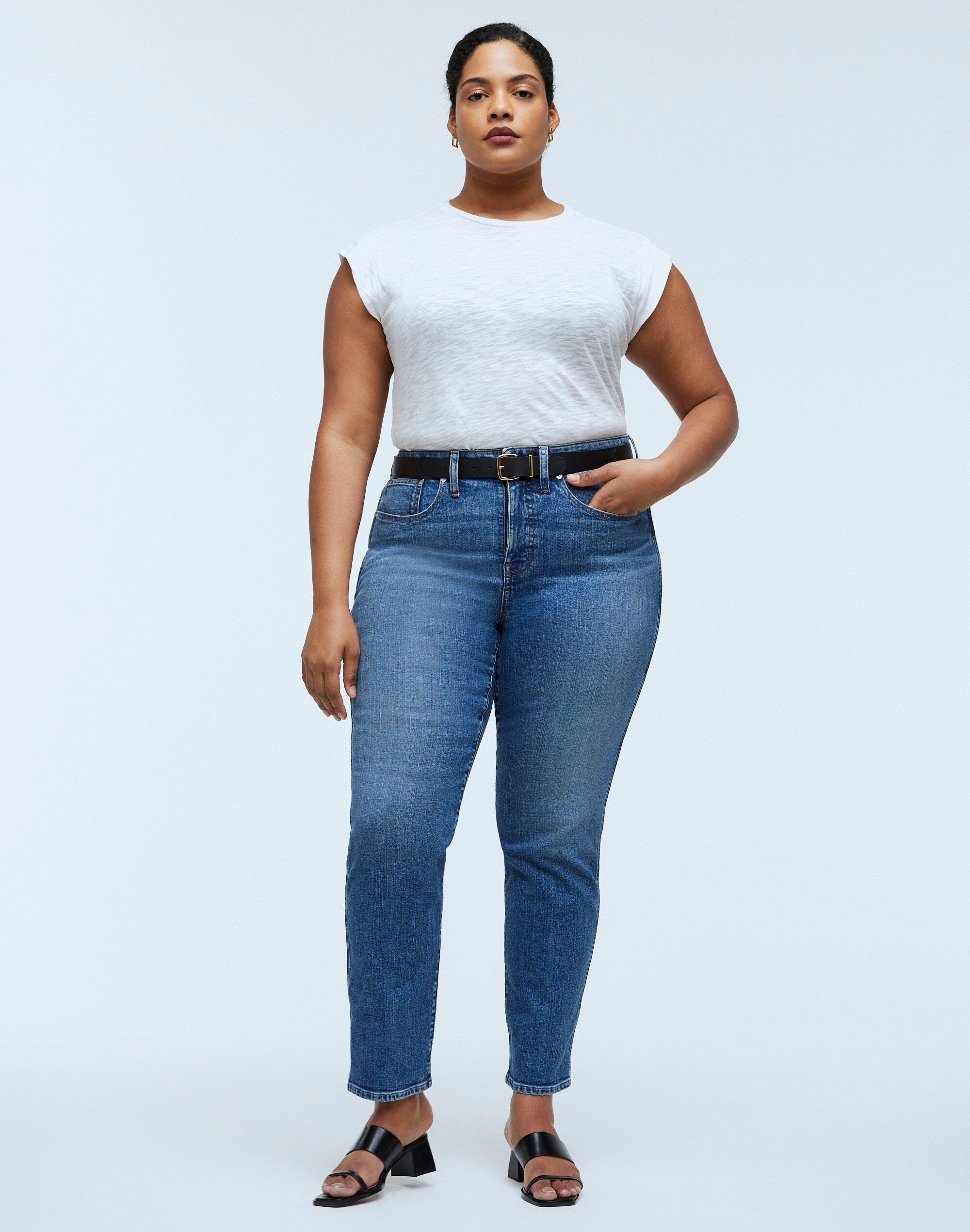 The Plus Curvy Stovepipe Jeans