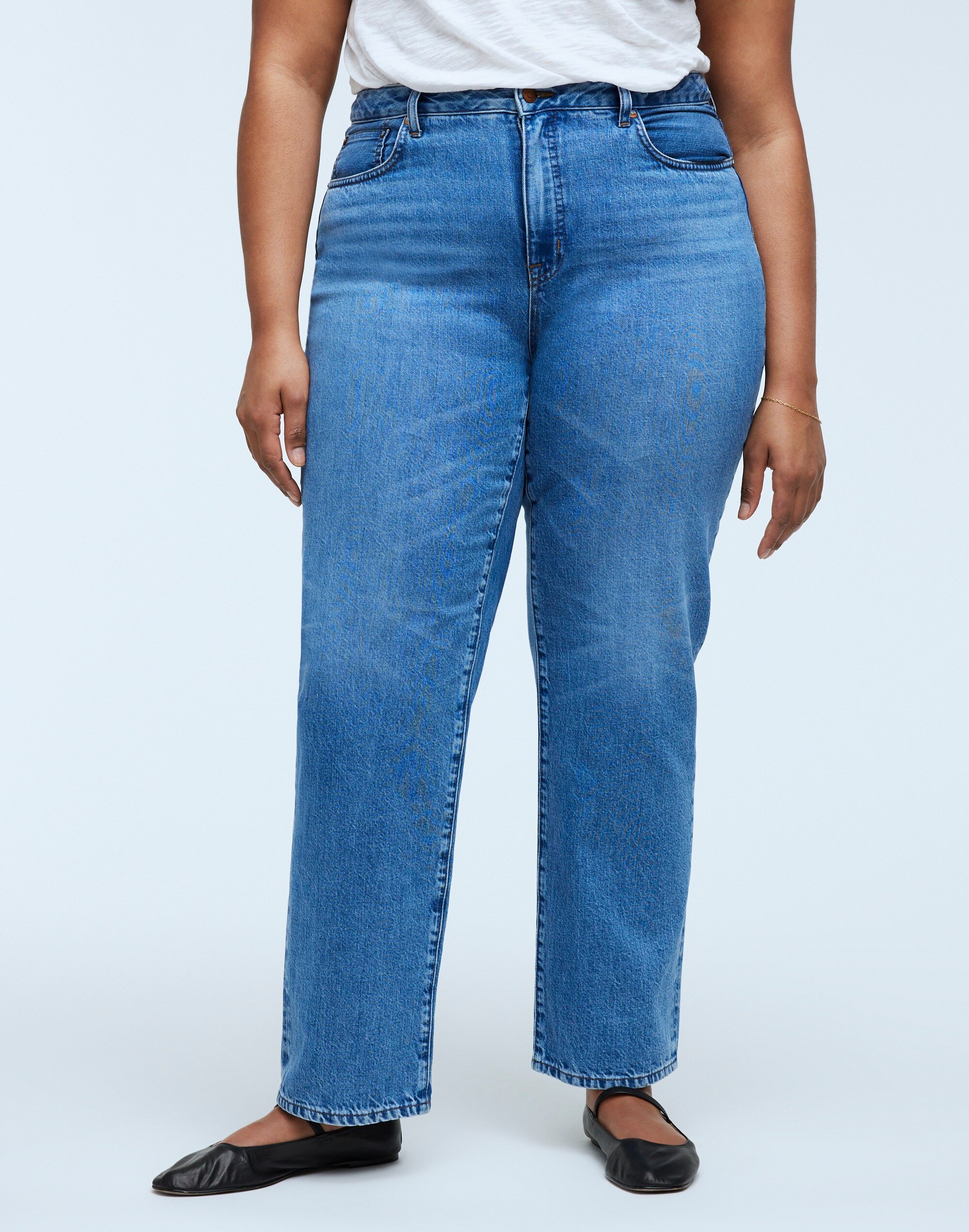 The Plus Curvy '90s Straight Jean