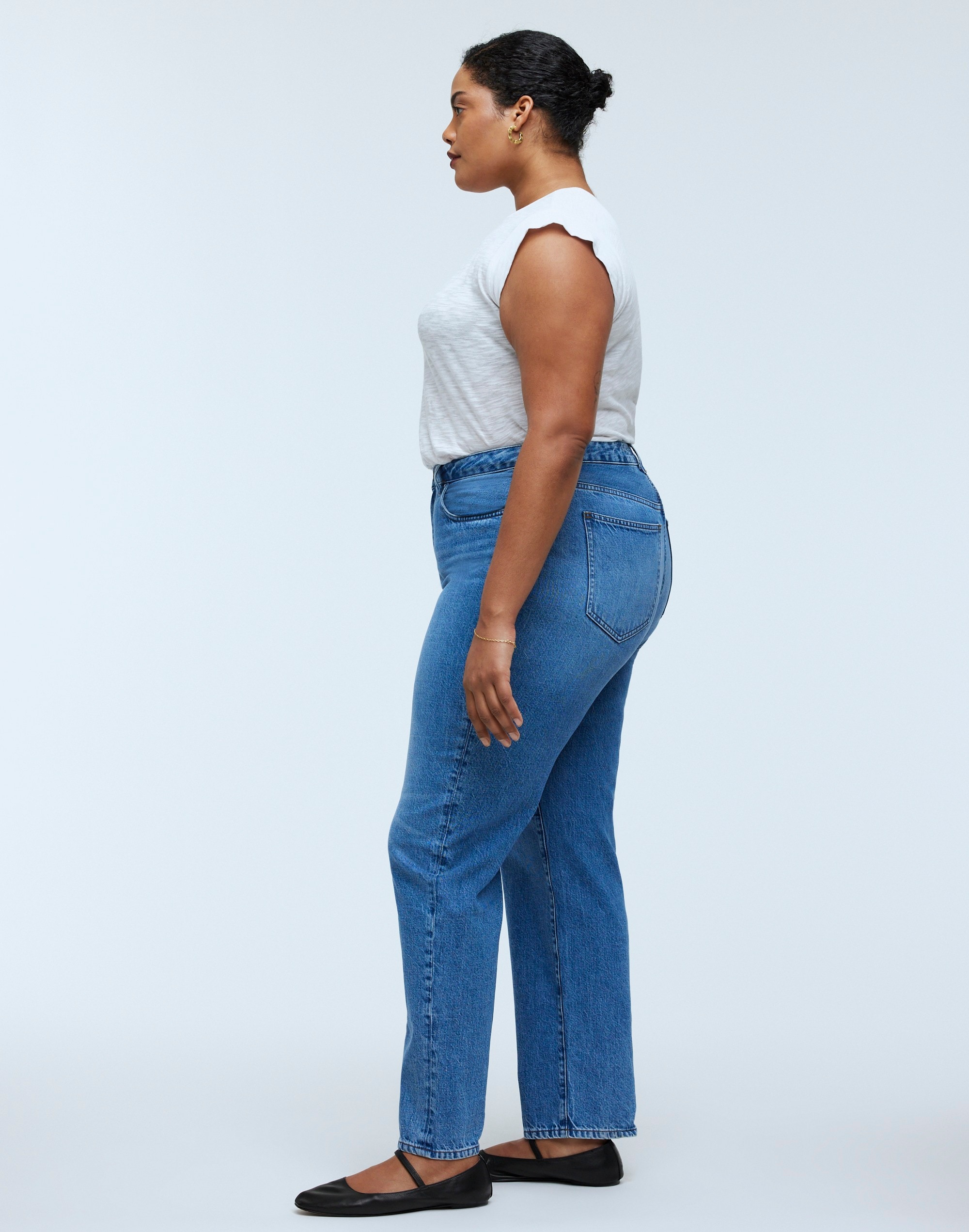 The Plus Curvy '90s Straight Jean