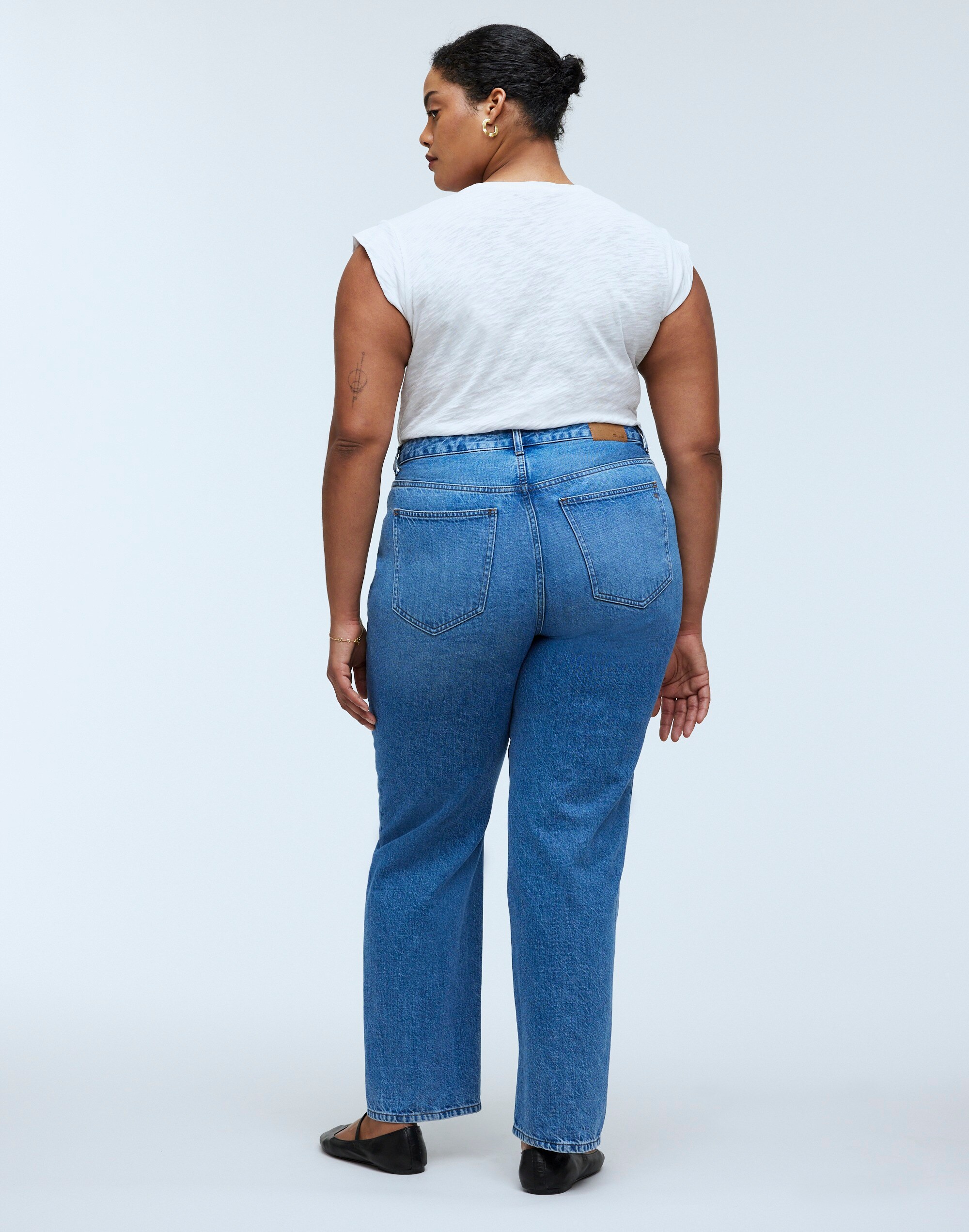 The Plus Curvy '90s Straight Jean