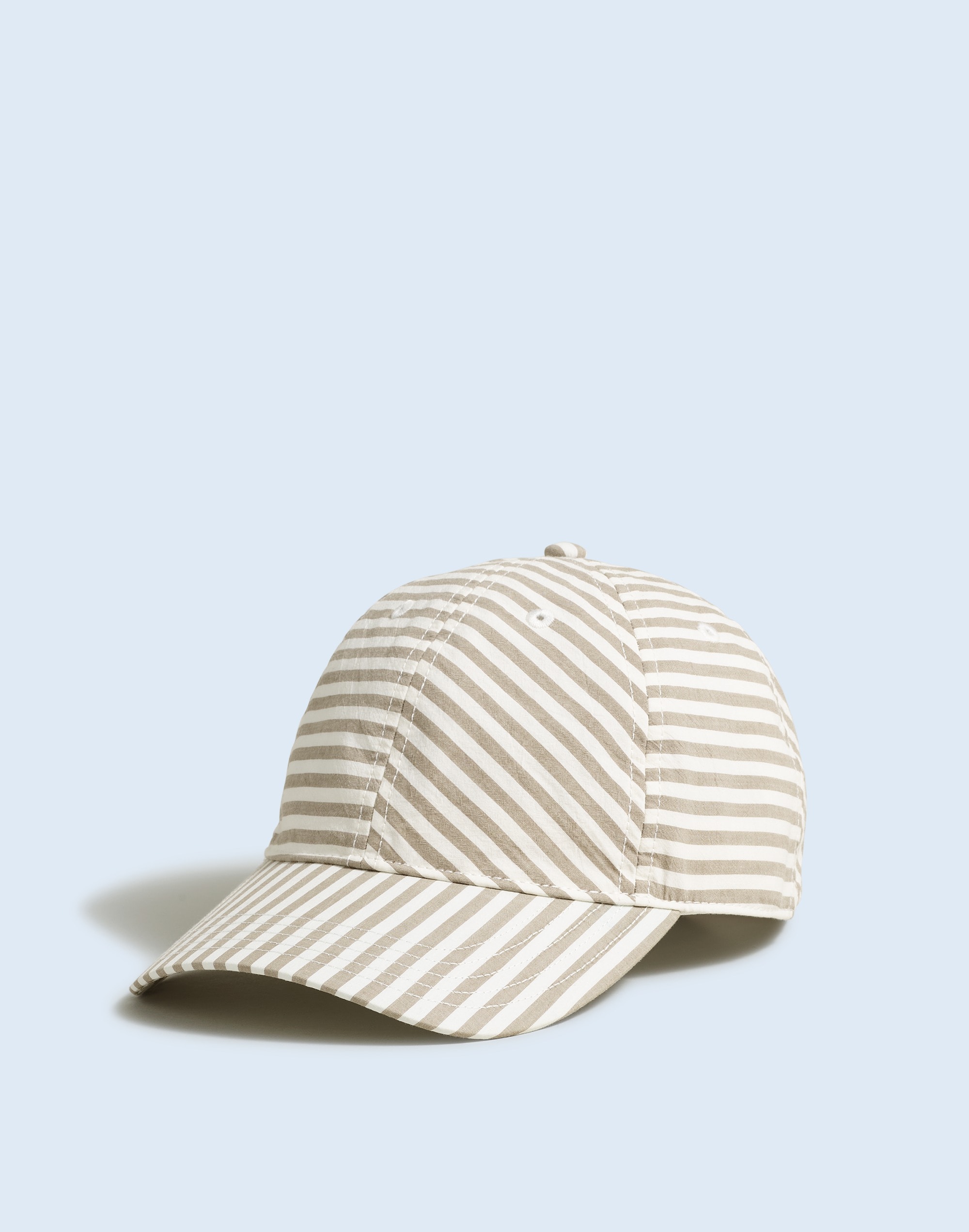 Pieced-Stripe Baseball Hat