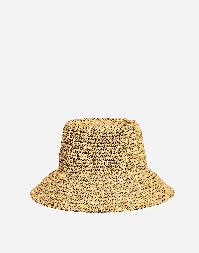 Womens Bucket Hat Yellow Mighty Fine All Over Flowers Sunshine Corduroy