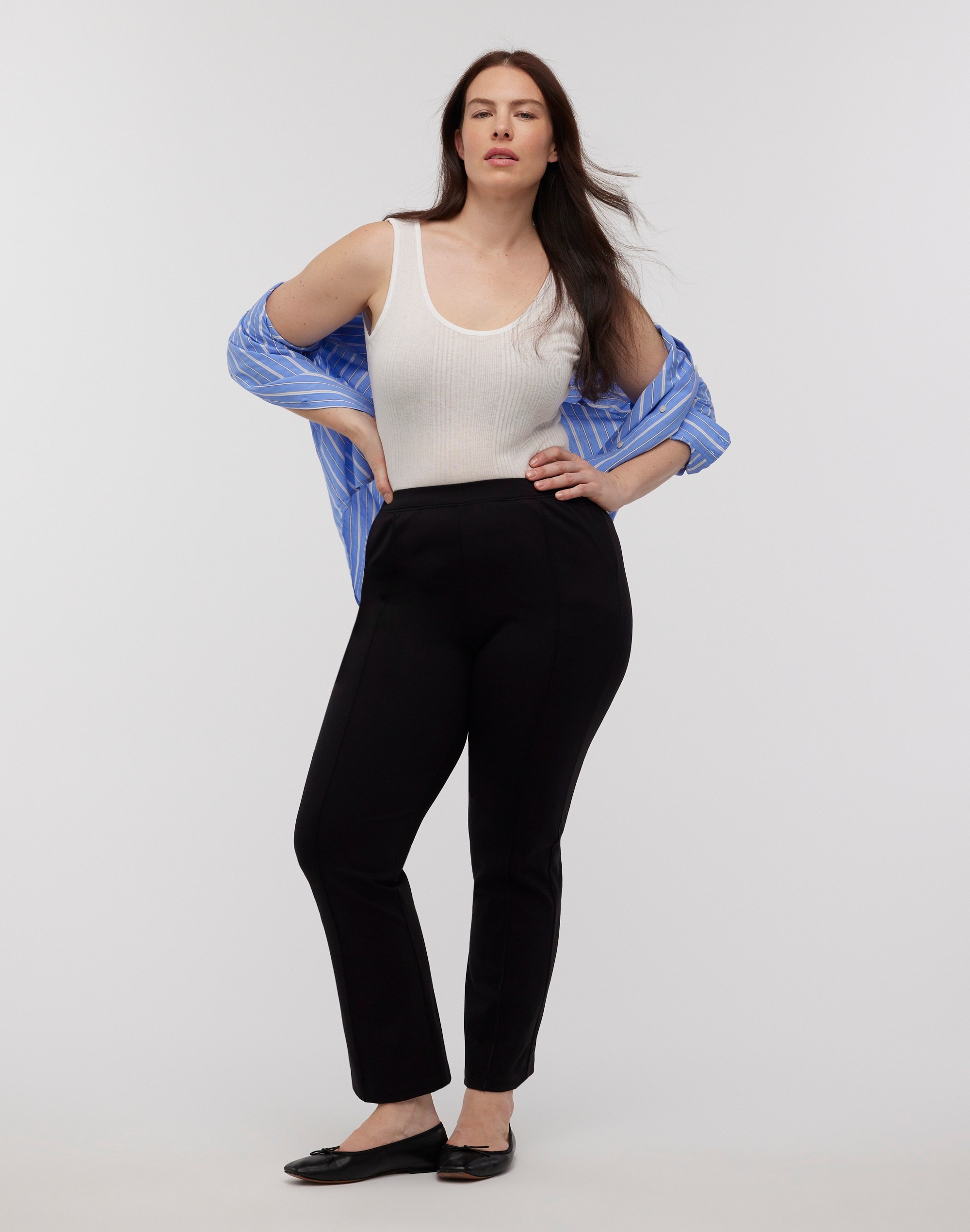 Lightweight Ponte Kickflare Leggings