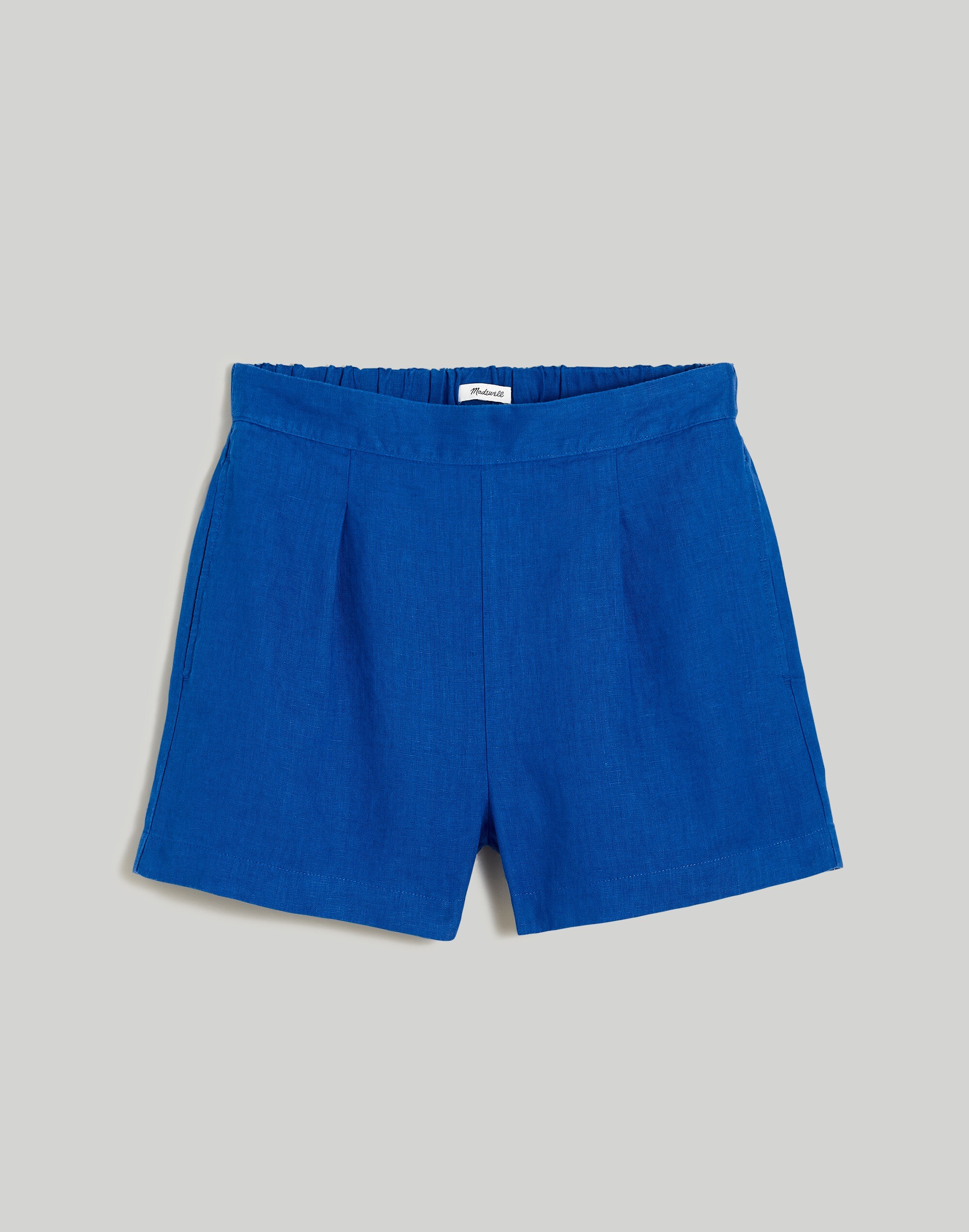 Plus Clean Pull-On Shorts in 100% Linen