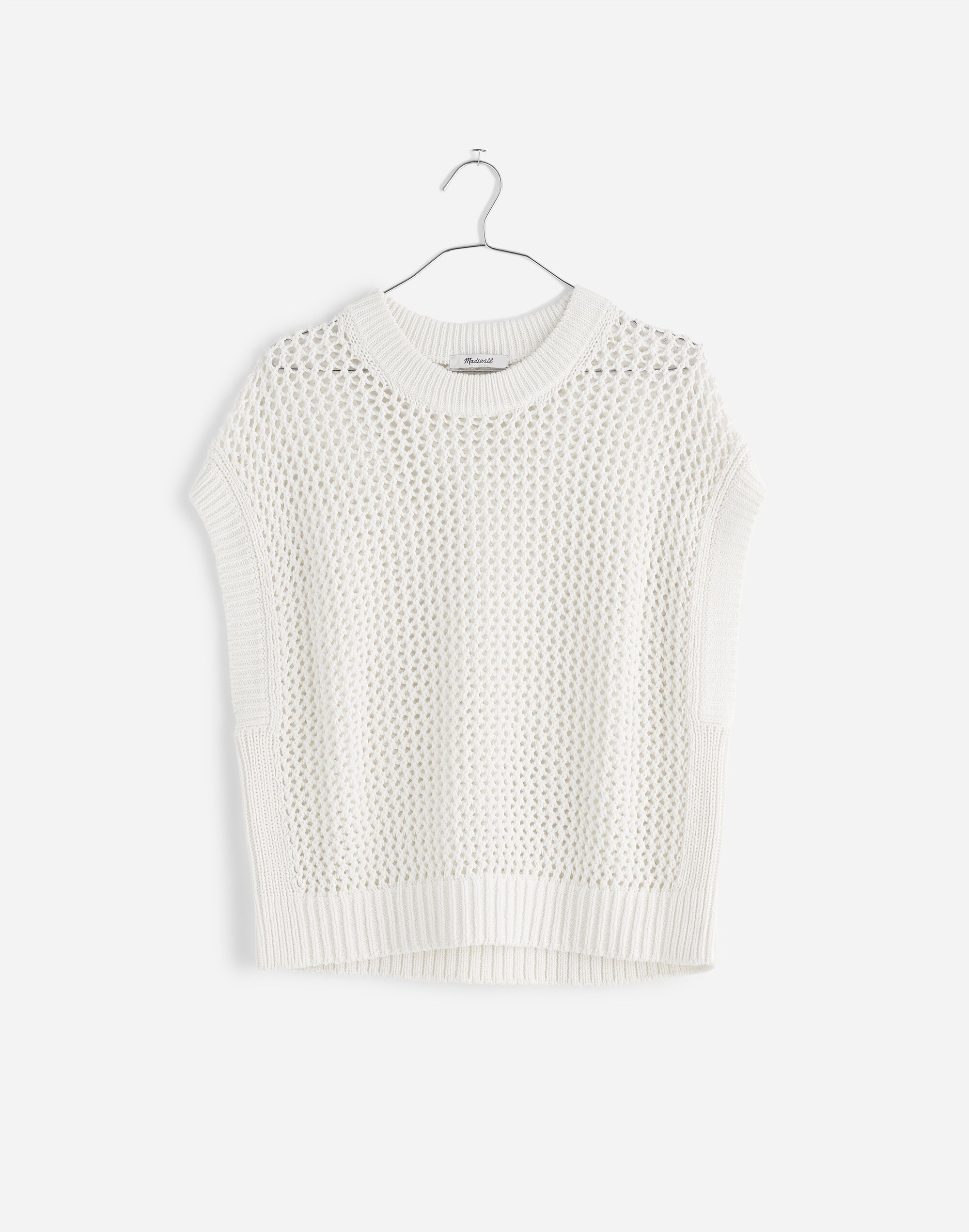 Plus Open-Stitch Sweater Tee