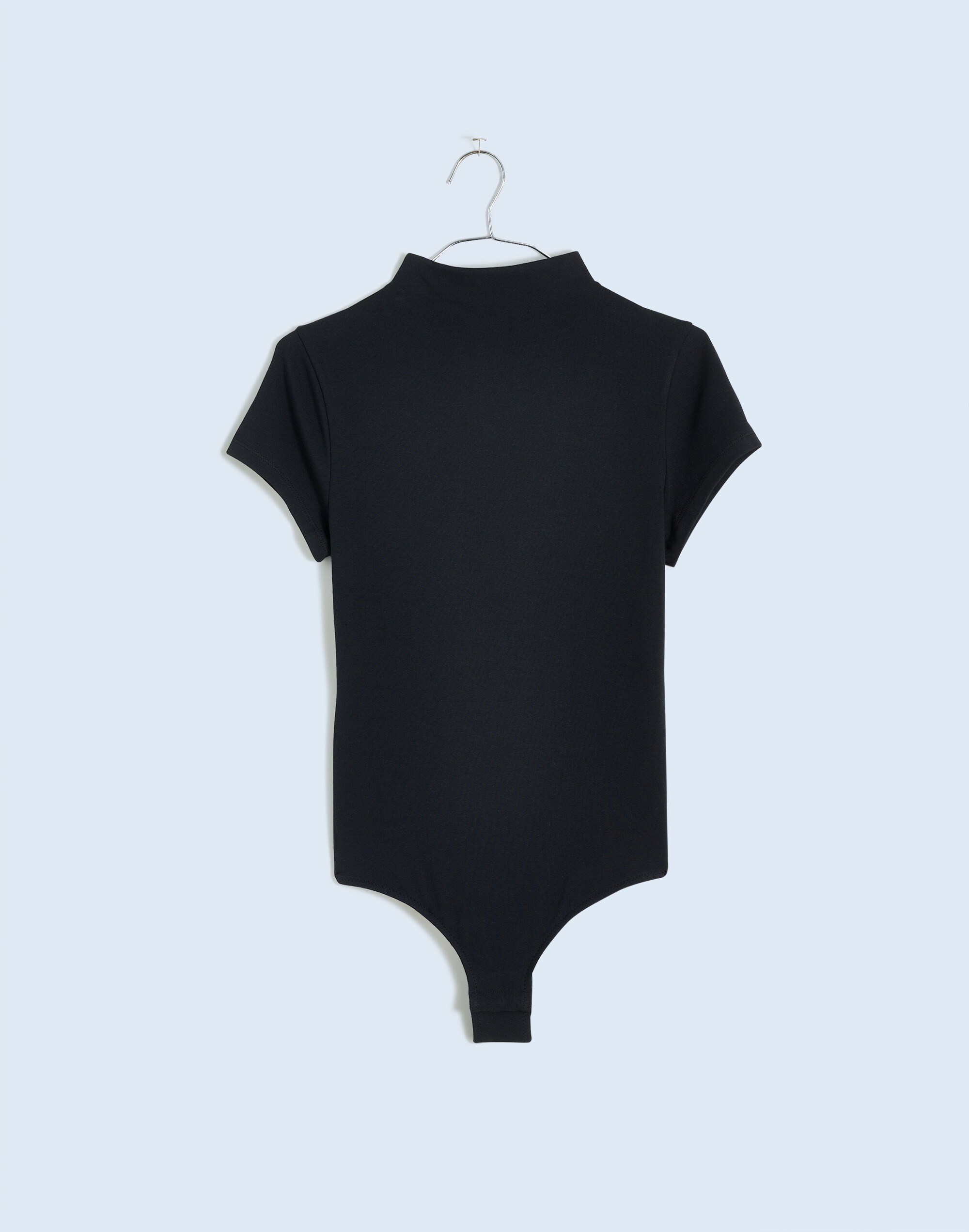 Mockneck Thong Bodysuit