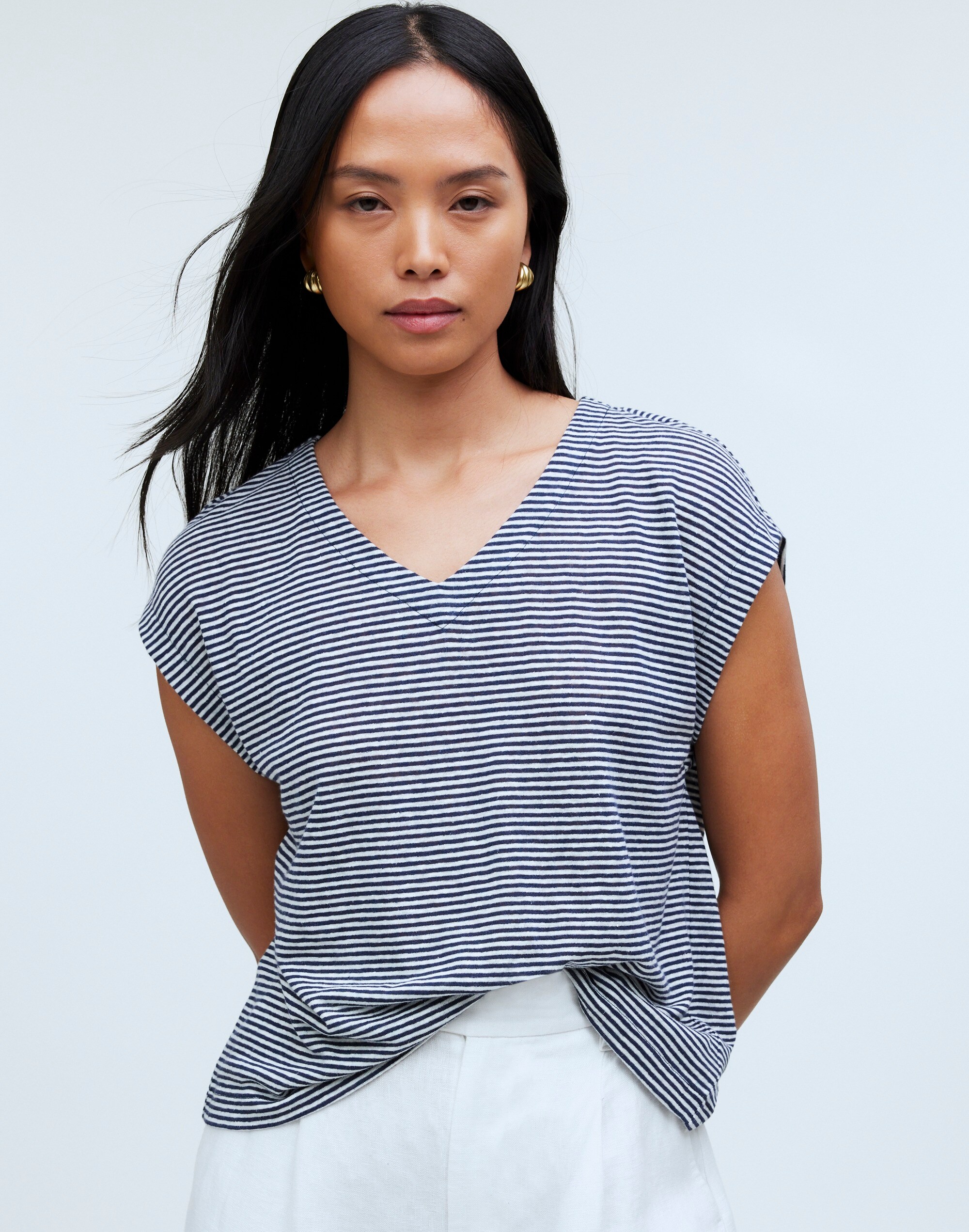 Relaxed V-Neck Tee