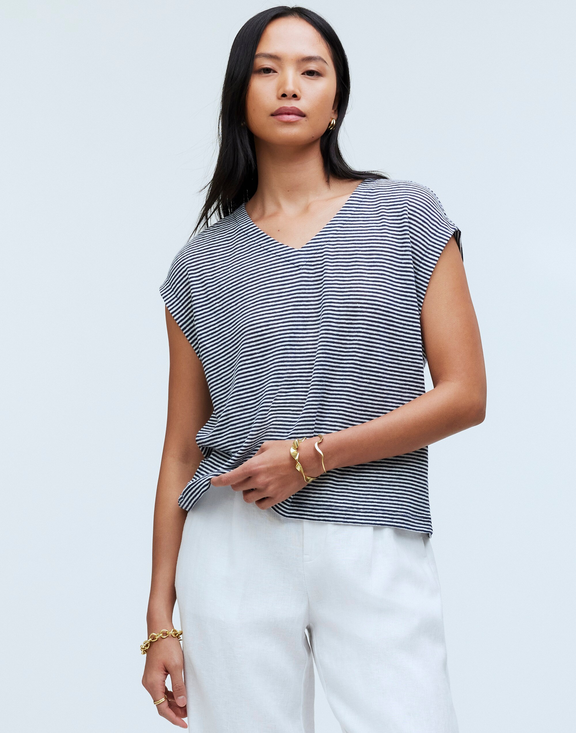 Relaxed V-Neck Tee