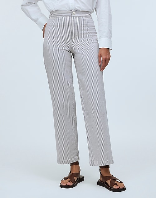 Wide-leg crop pants please no man. And that's OK.