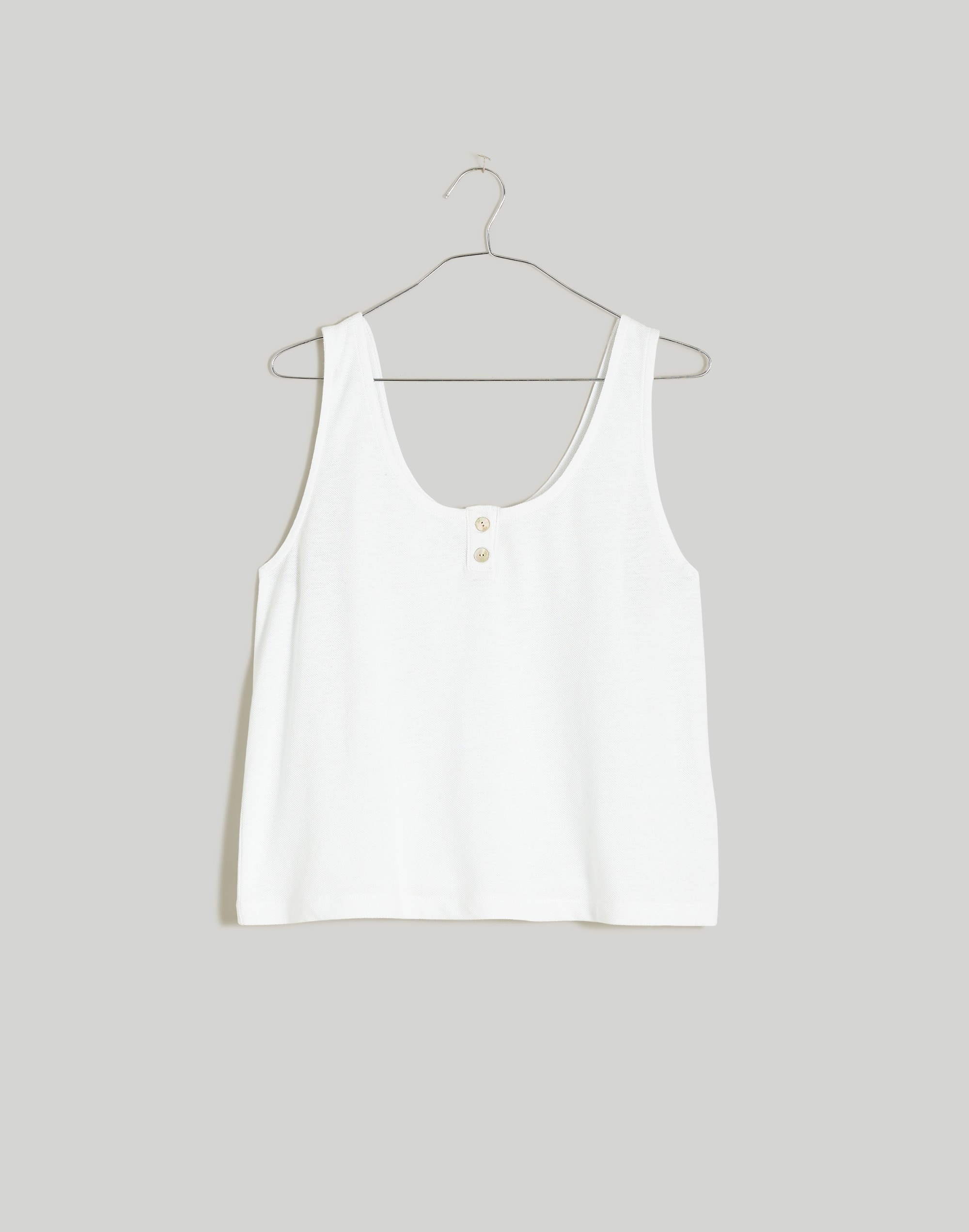 Pointelle Henley Tank