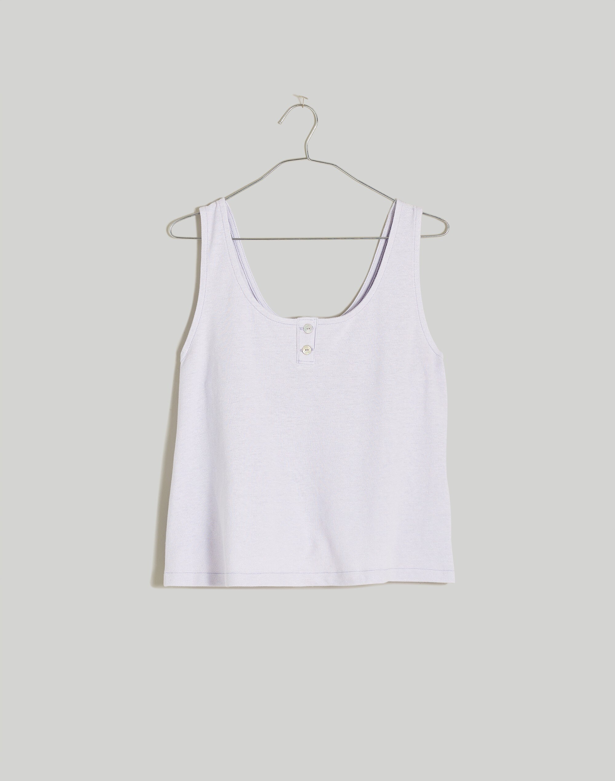 Pointelle Henley Tank