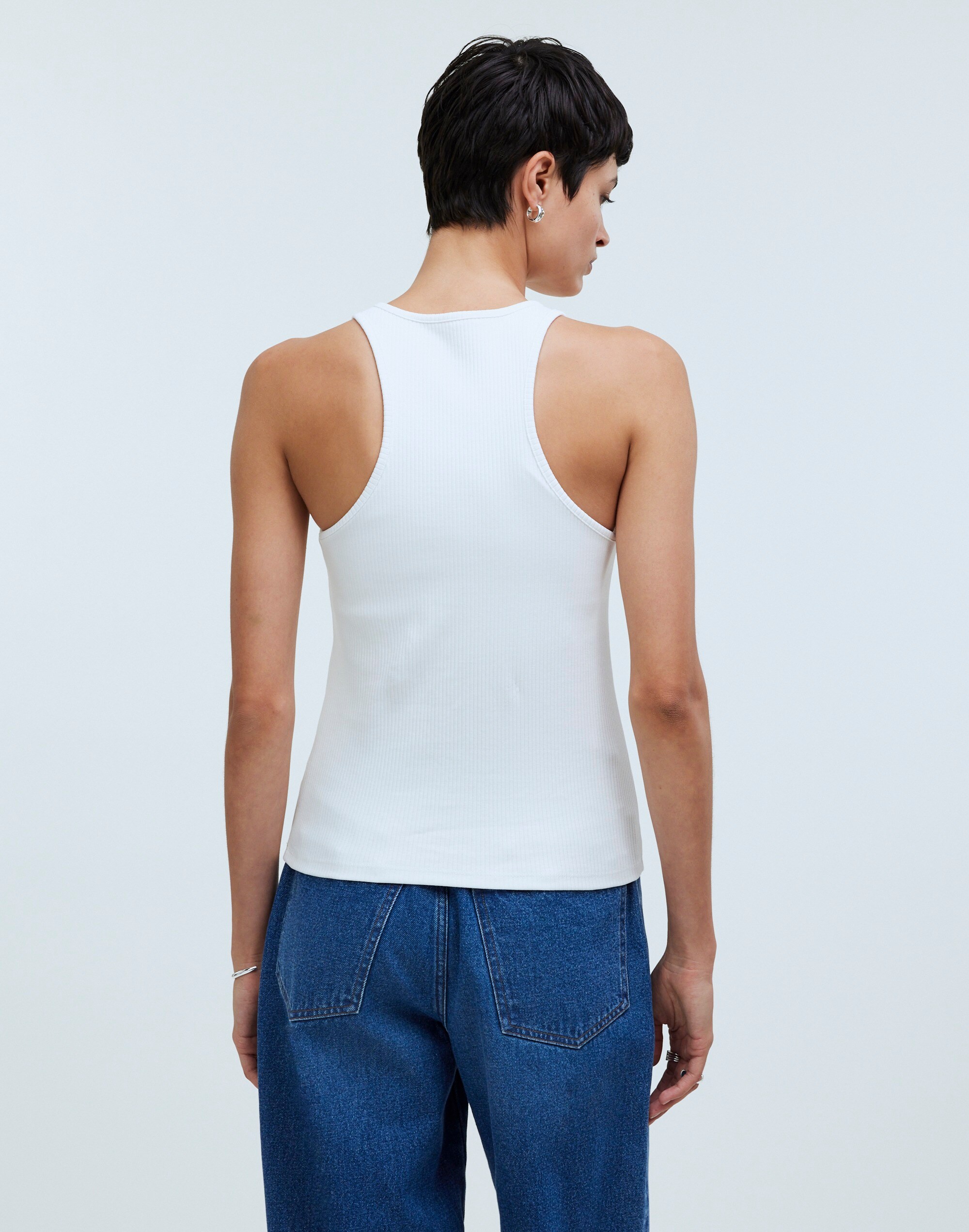 Highneck Tank With Shelf Bra in Sleekhold
