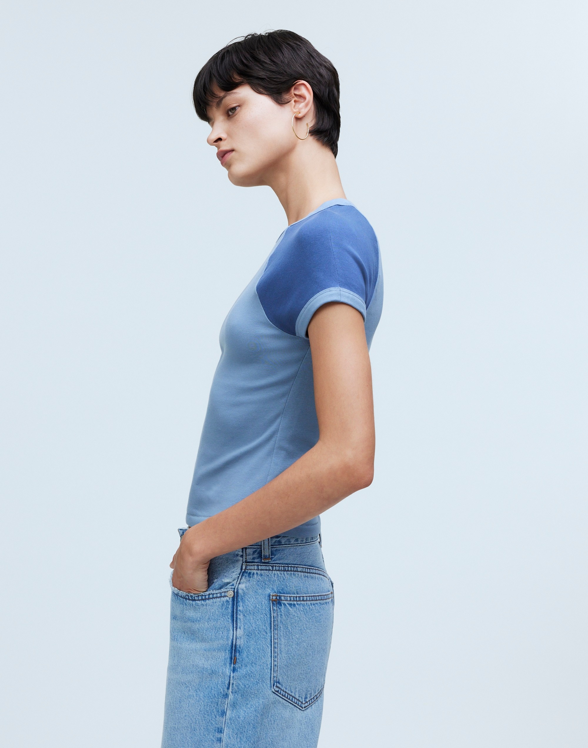 Raglan-Sleeve Baby Tee