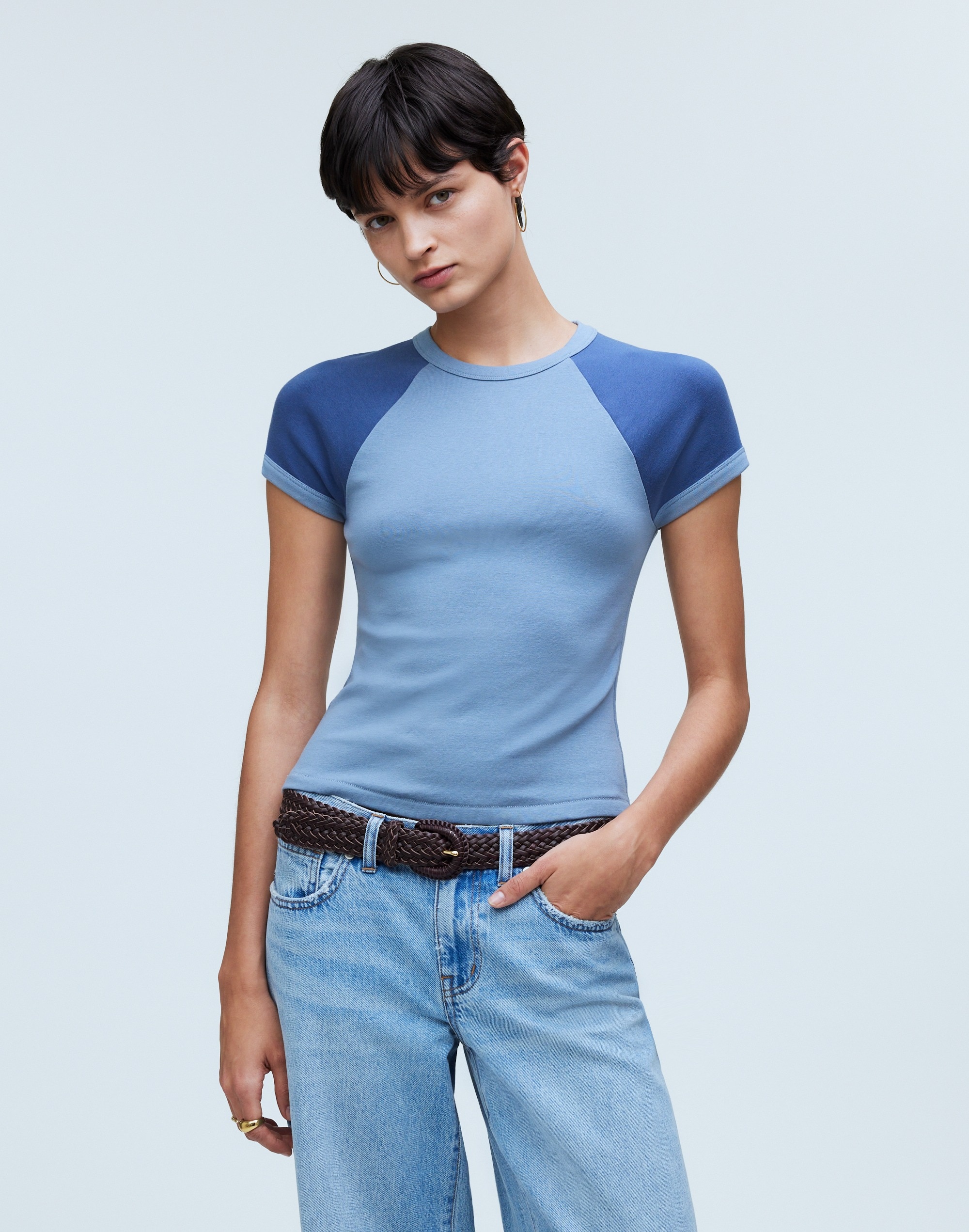 Raglan-Sleeve Baby Tee