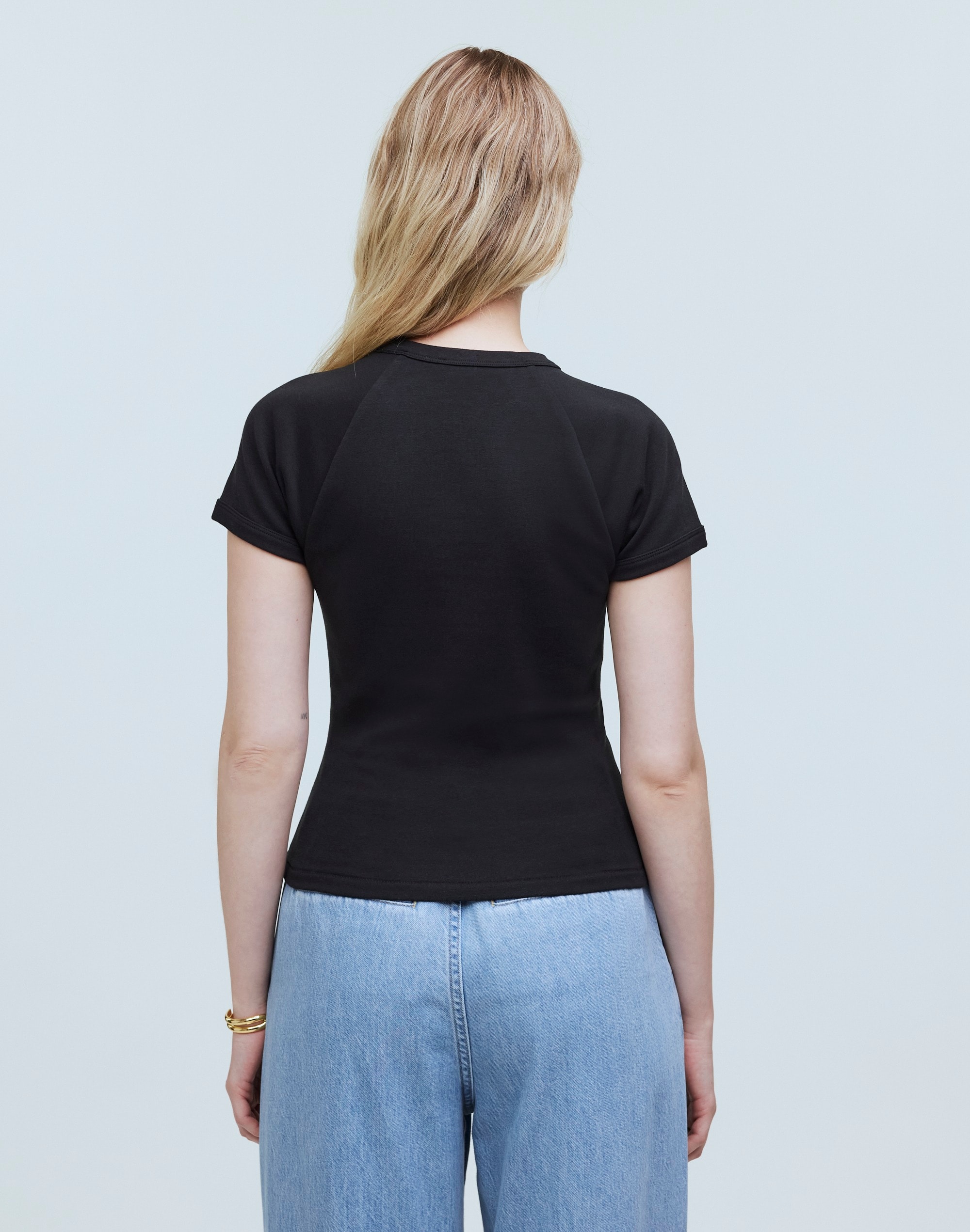 Raglan-Sleeve Baby Tee