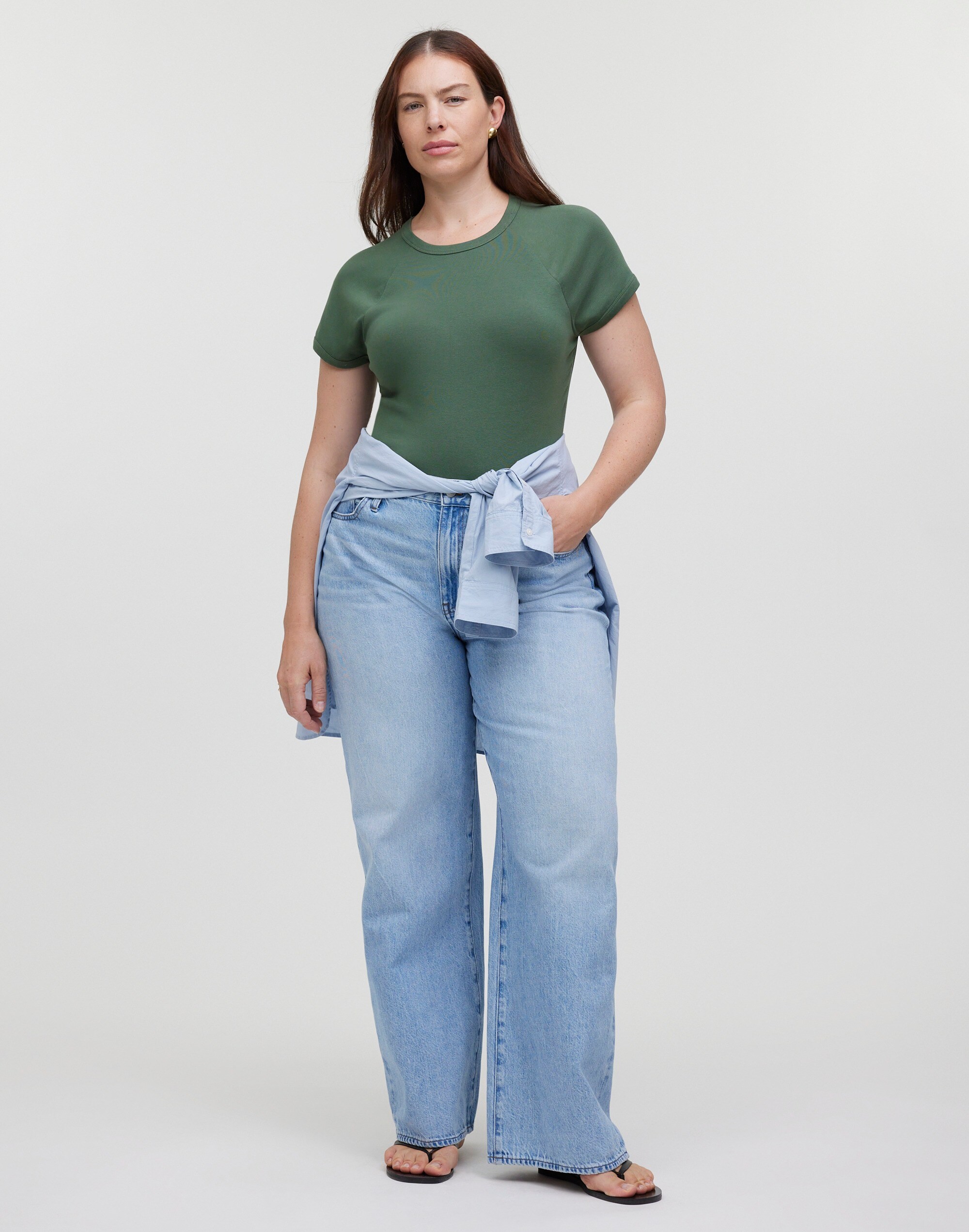 Raglan-Sleeve Baby Tee